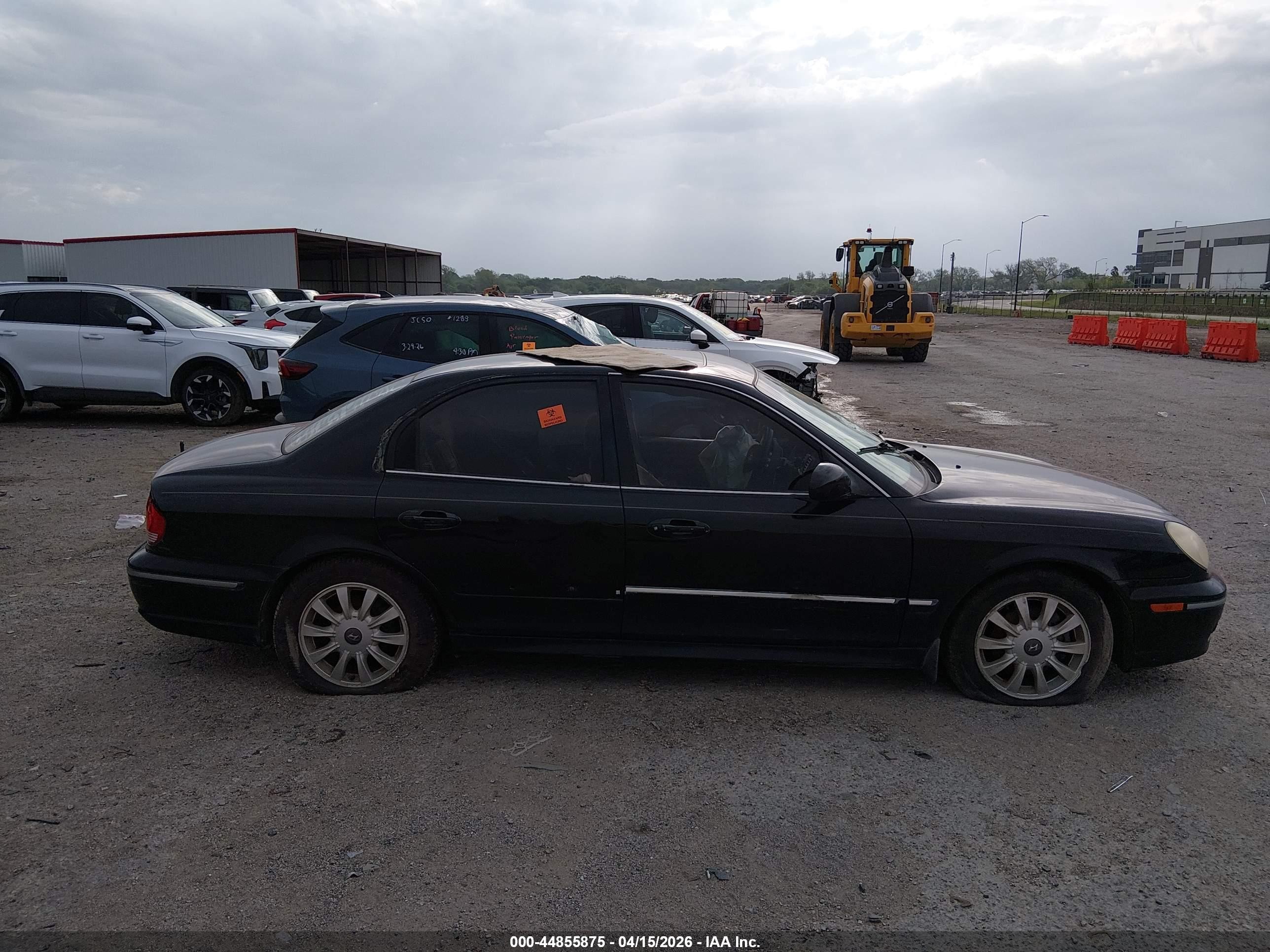 2004 Hyundai Sonata Gls/lx Черный vin: KMHWF35H64A988678