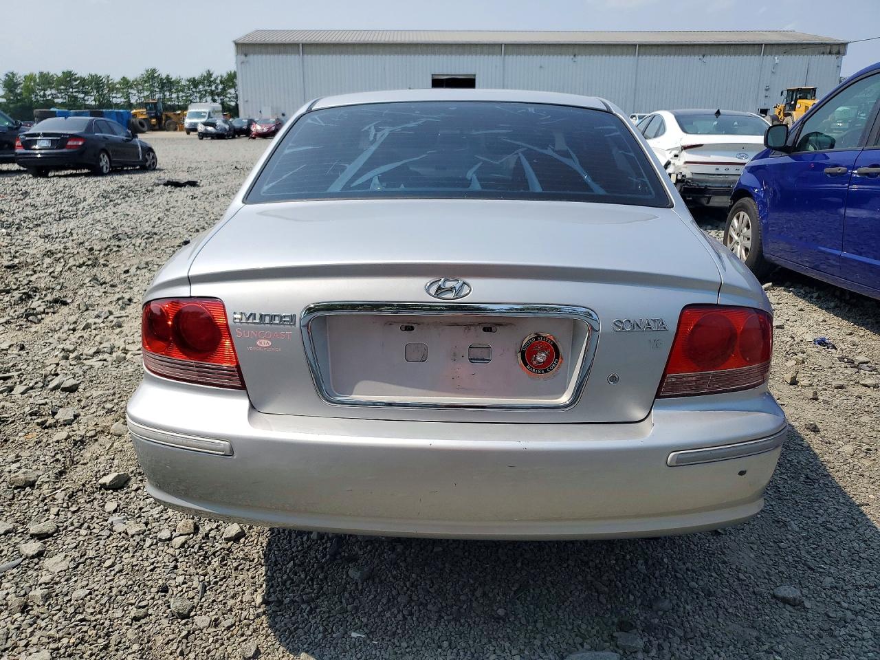 2005 Hyundai Sonata Gls Silver vin: KMHWF35H65A108824