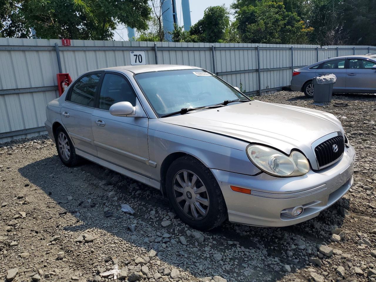 2005 Hyundai Sonata Gls Silver vin: KMHWF35H65A108824