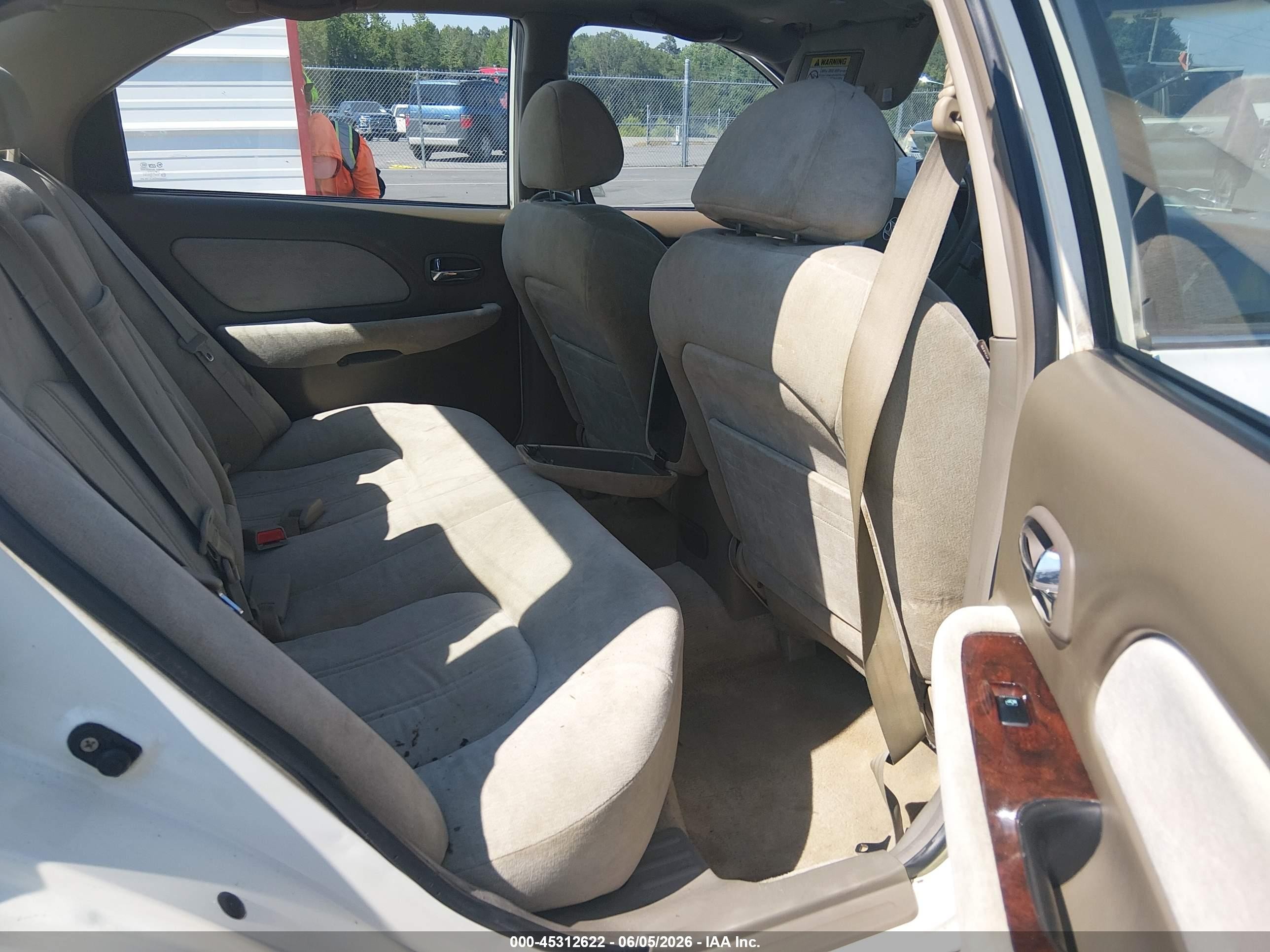 2005 Hyundai Sonata Gls/lx White vin: KMHWF35H65A128748
