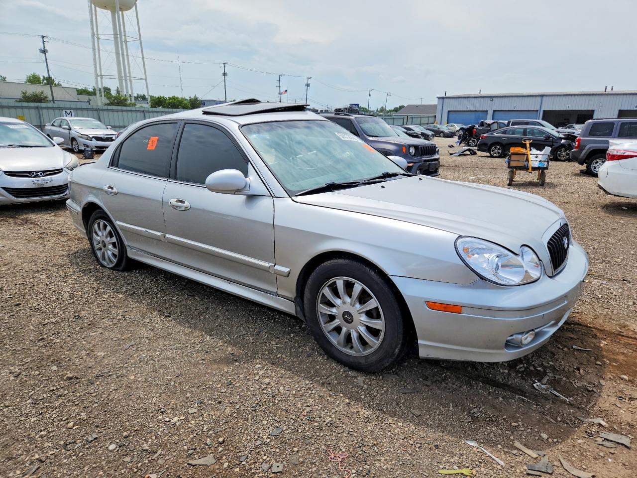 2005 Hyundai Sonata Gls Silver vin: KMHWF35H65A138227