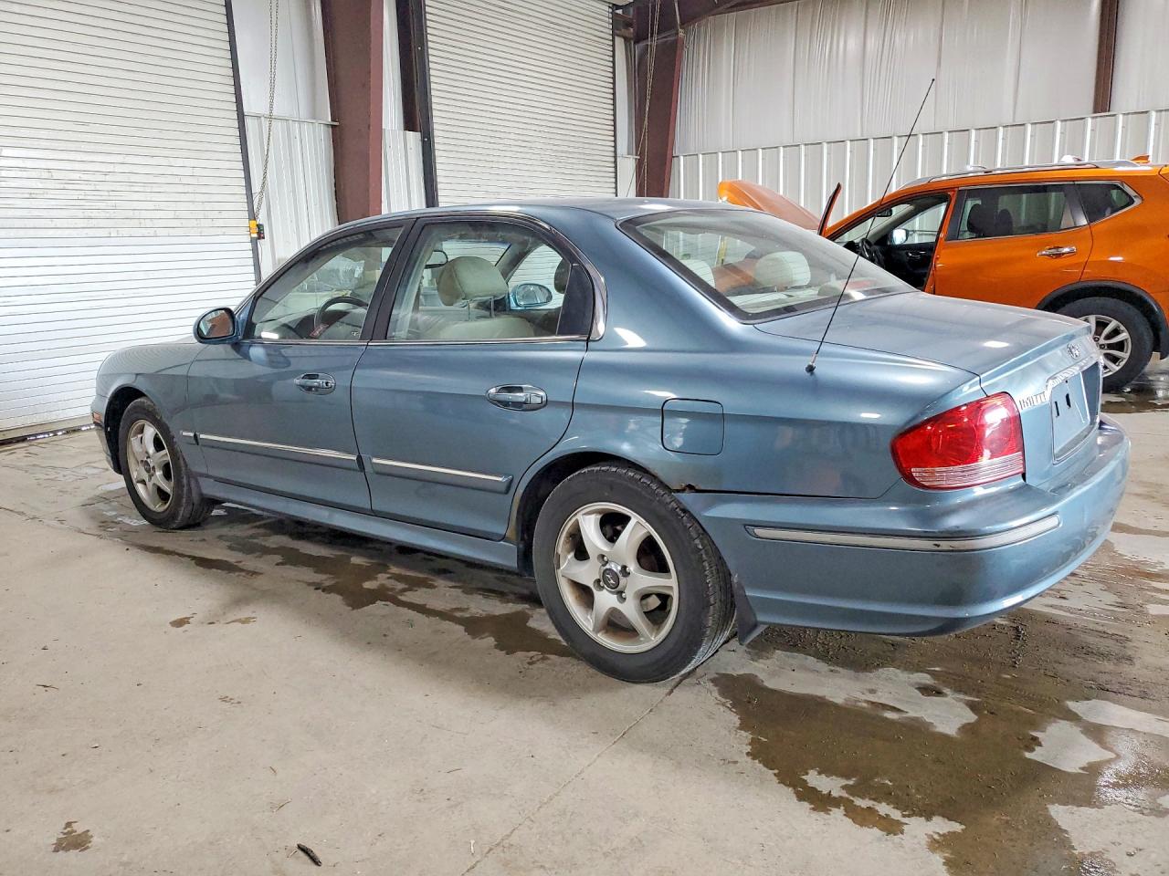 2005 Hyundai Sonata Gls Синий vin: KMHWF35H65A180137