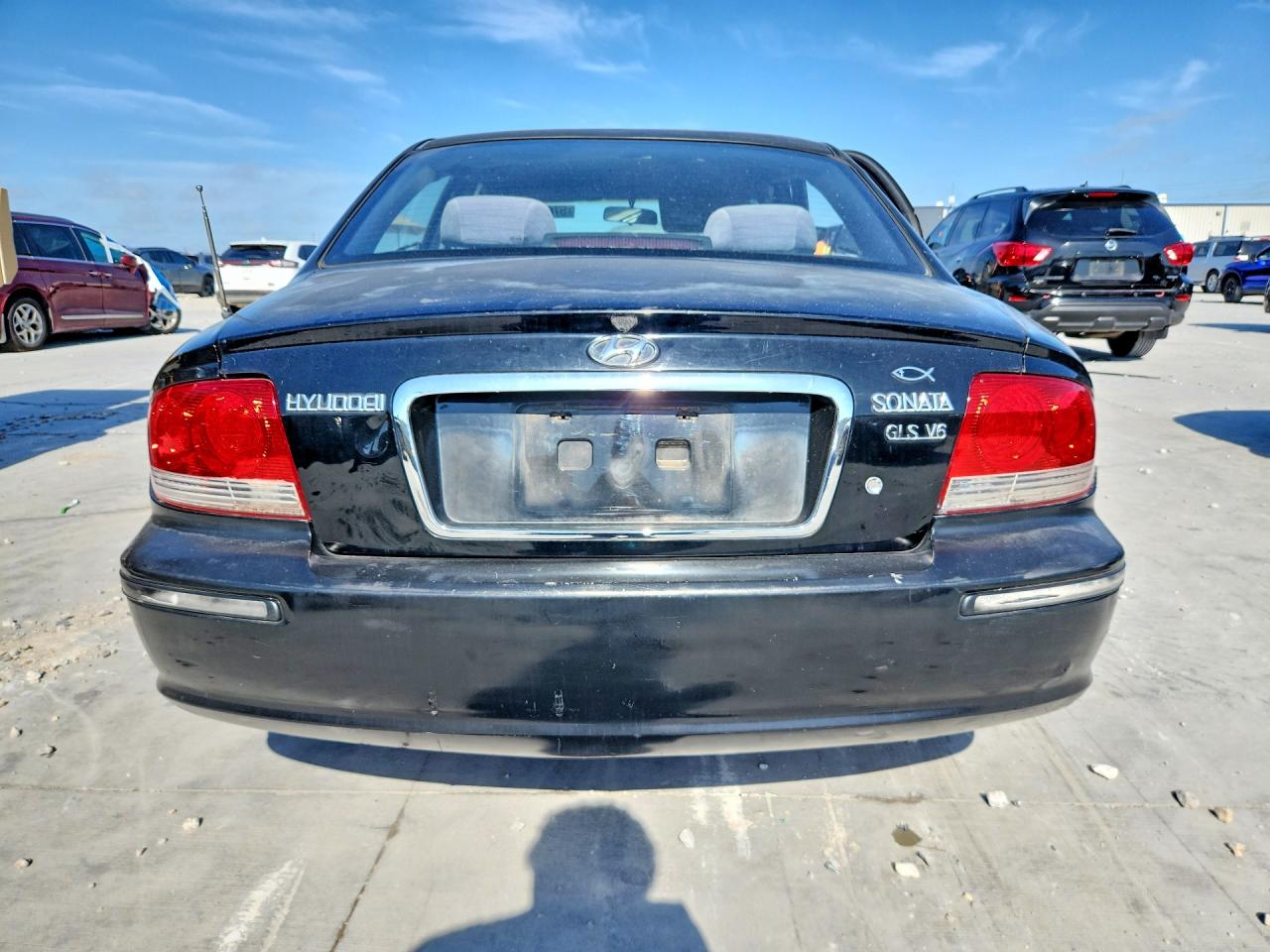 2003 Hyundai Sonata Gls Black vin: KMHWF35H73A830249