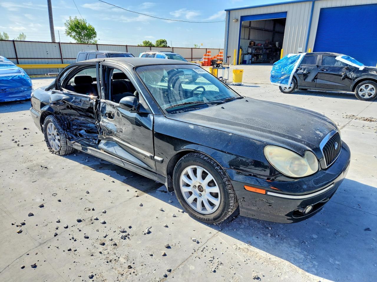 2003 Hyundai Sonata Gls Black vin: KMHWF35H73A830249