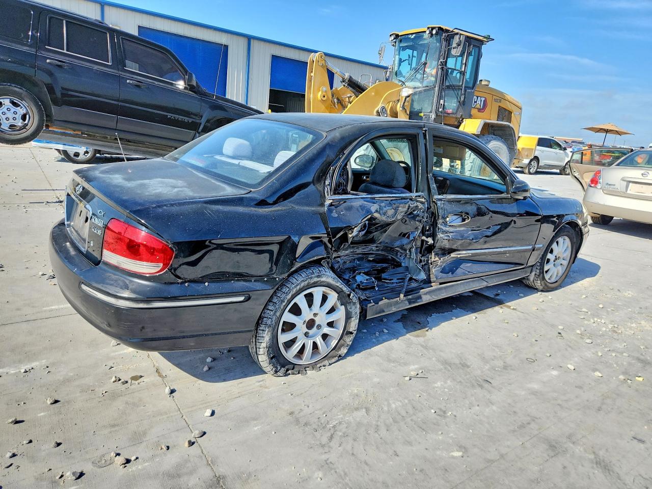 2003 Hyundai Sonata Gls Black vin: KMHWF35H73A830249
