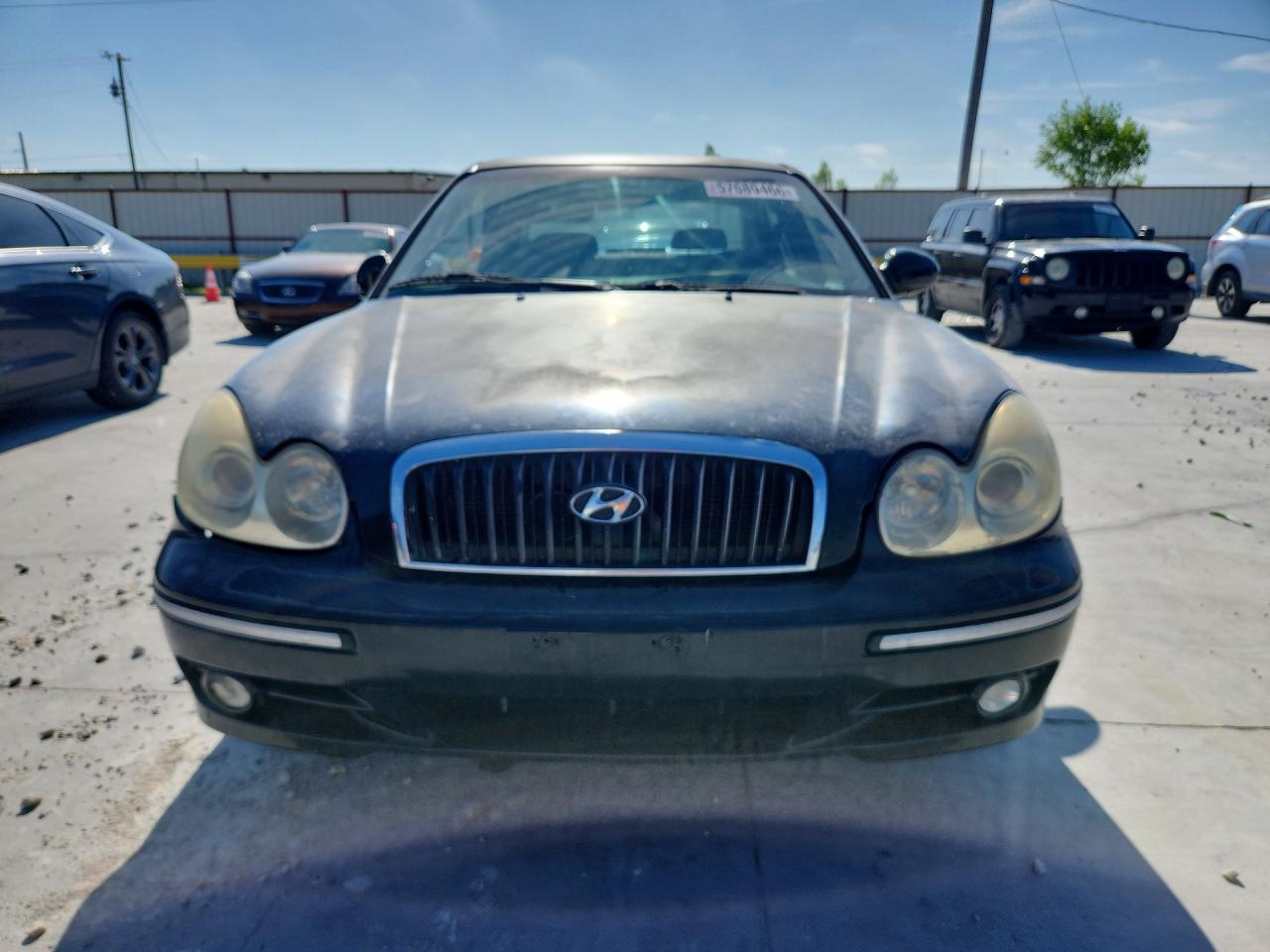 2003 Hyundai Sonata Gls Black vin: KMHWF35H73A830249
