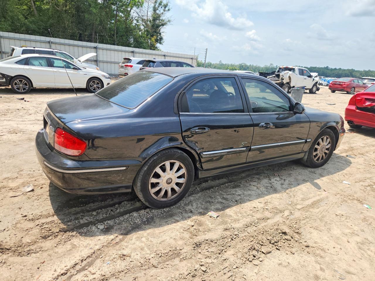 2003 Hyundai Sonata Gls Black vin: KMHWF35H73A851893