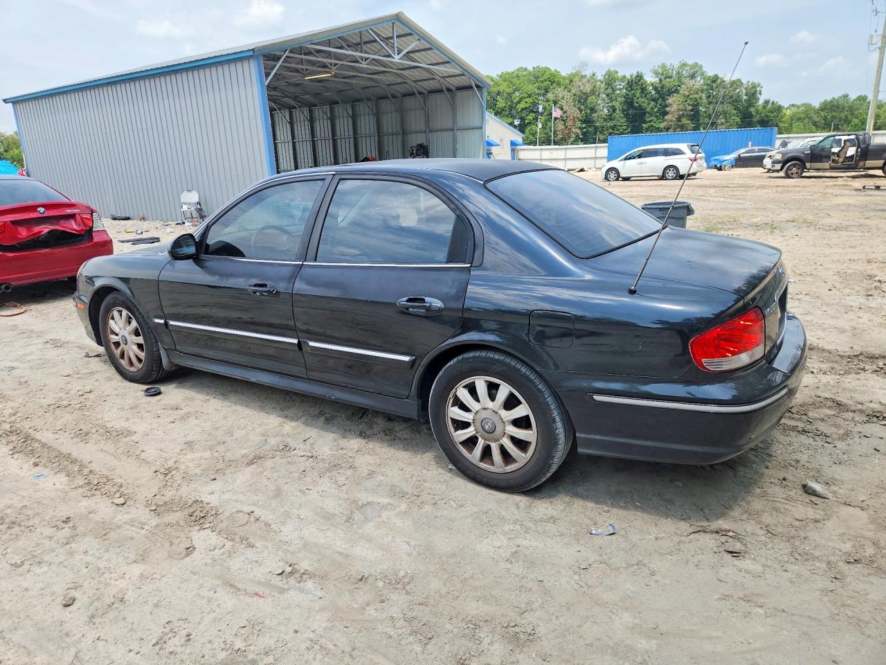 2003 Hyundai Sonata Gls Black vin: KMHWF35H73A851893