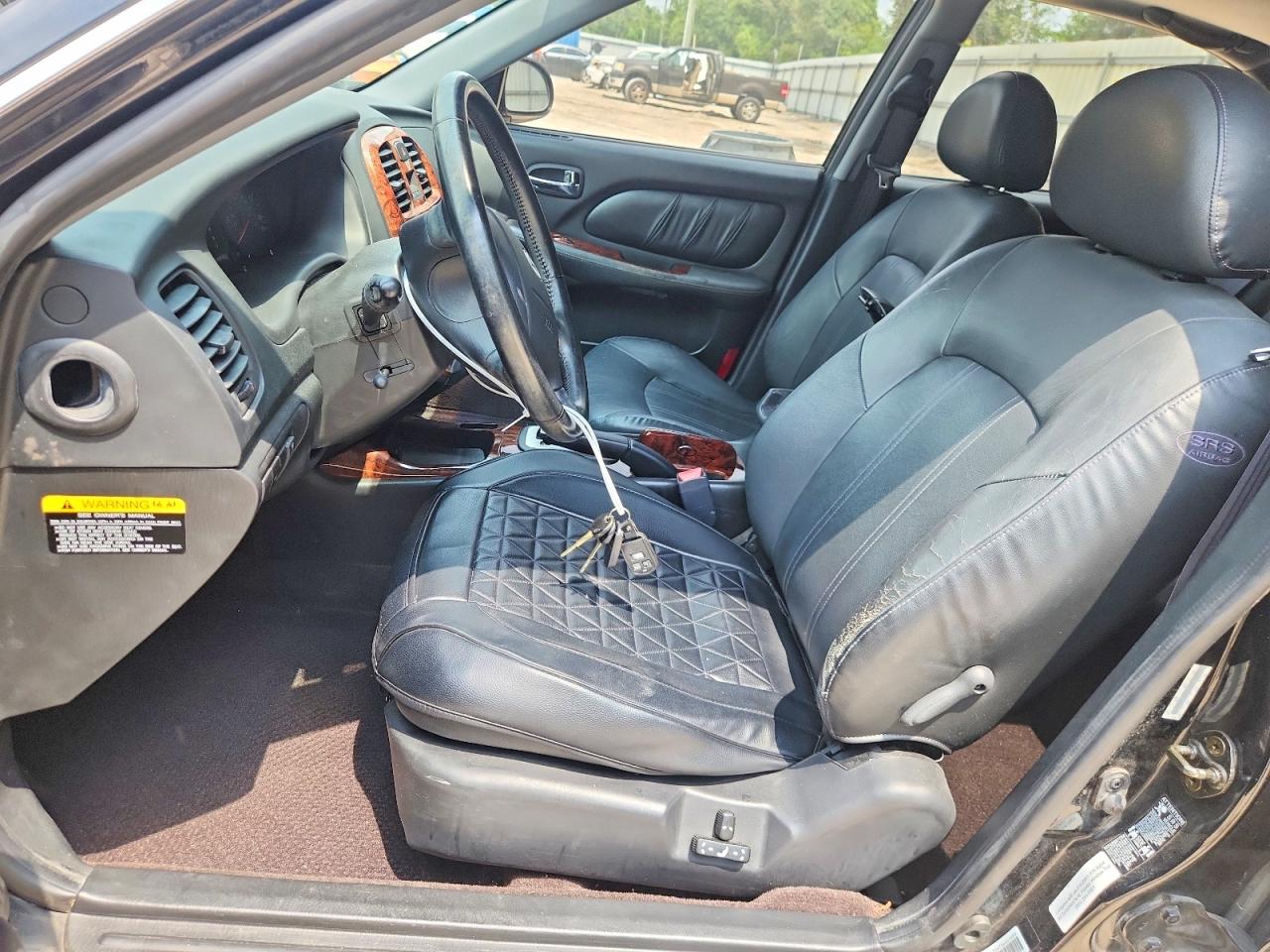 2003 Hyundai Sonata Gls Black vin: KMHWF35H73A851893
