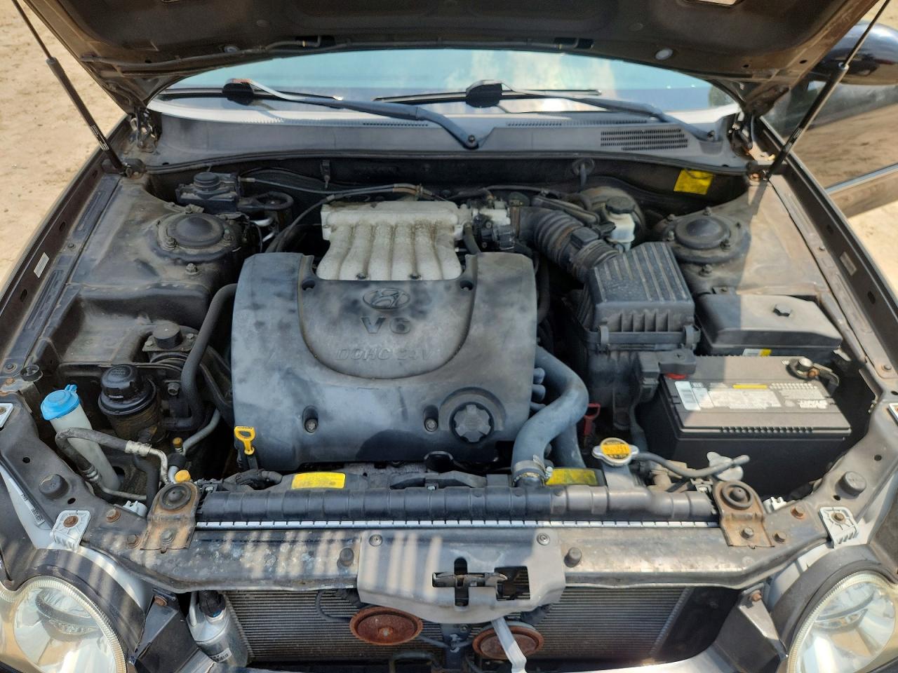 2003 Hyundai Sonata Gls Black vin: KMHWF35H73A851893