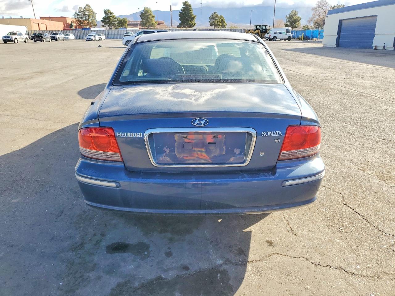 2003 Hyundai Sonata Blue vin: KMHWF35H73A854860