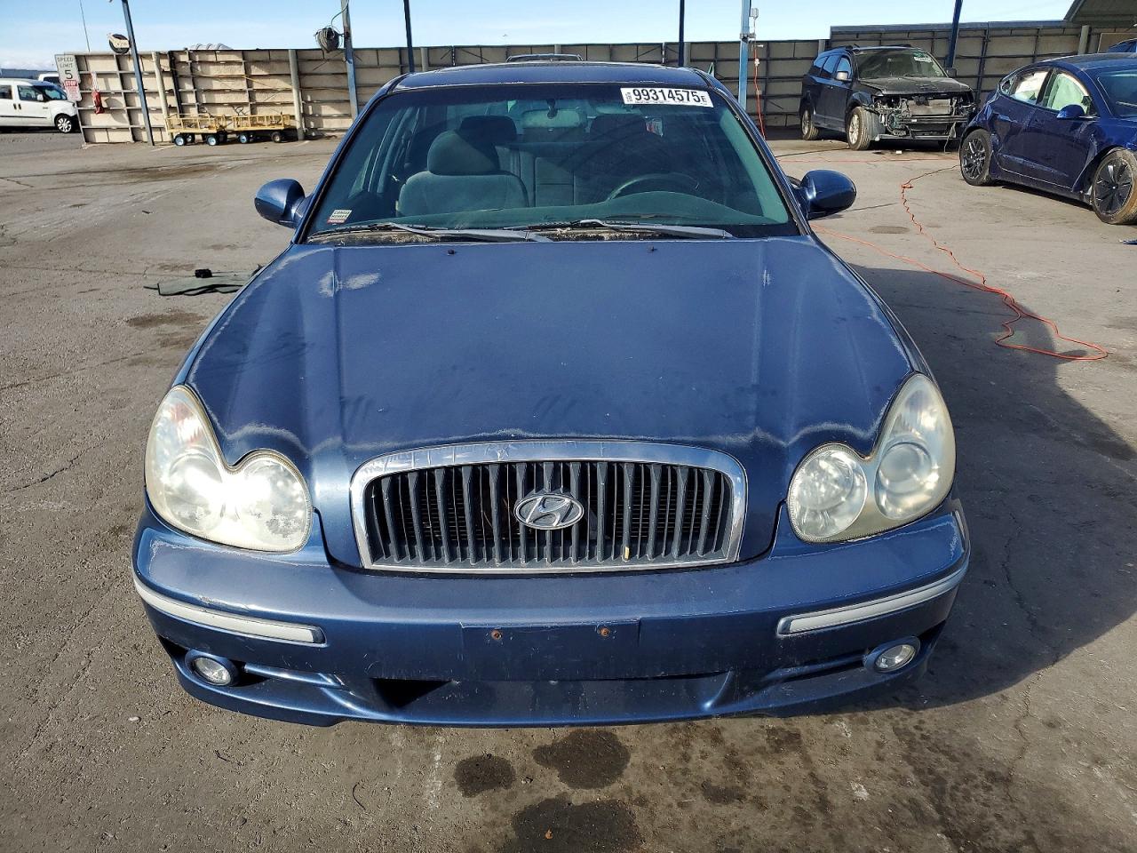 2003 Hyundai Sonata Blue vin: KMHWF35H73A854860
