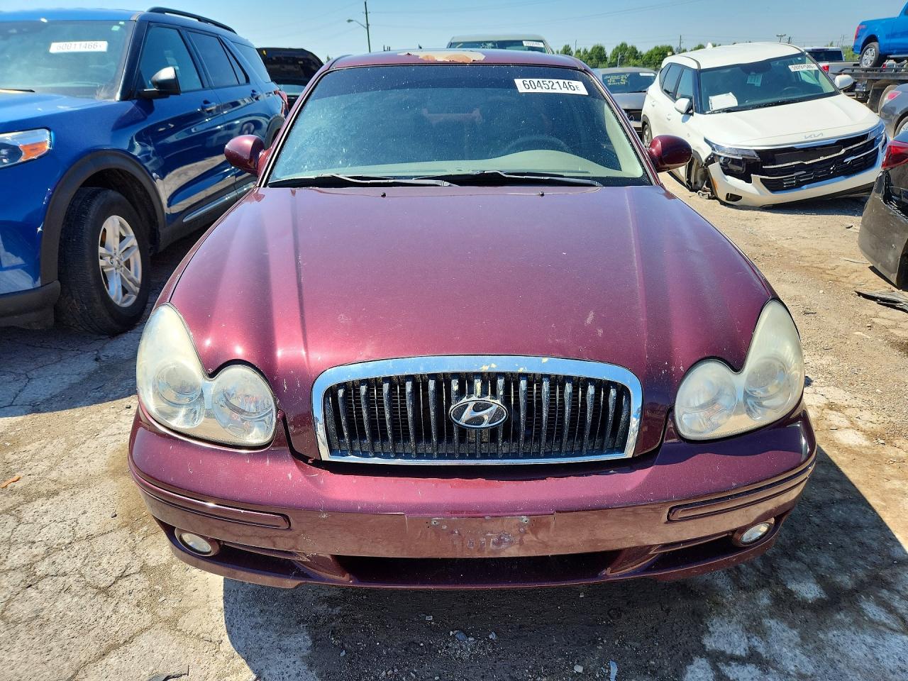 2004 Hyundai Sonata Gls/lx Maroon vin: KMHWF35H74A032156