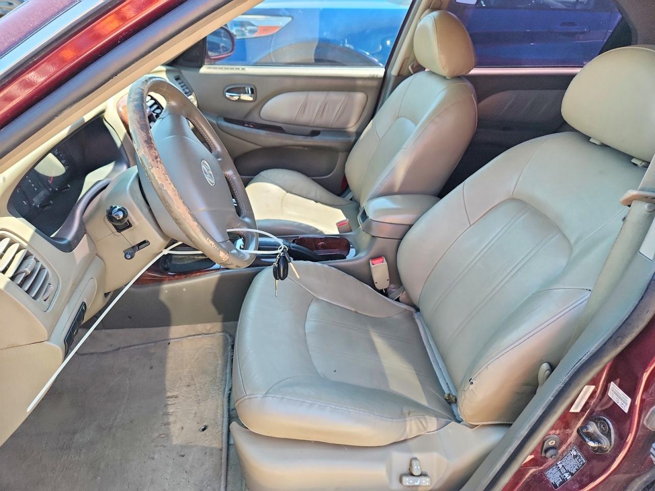 2004 Hyundai Sonata Gls/lx Maroon vin: KMHWF35H74A032156