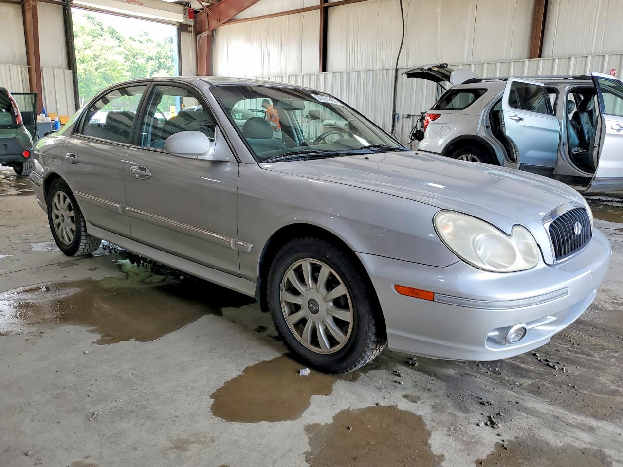 2004 Hyundai Sonata Gls/lx Silver vin: KMHWF35H74A952711
