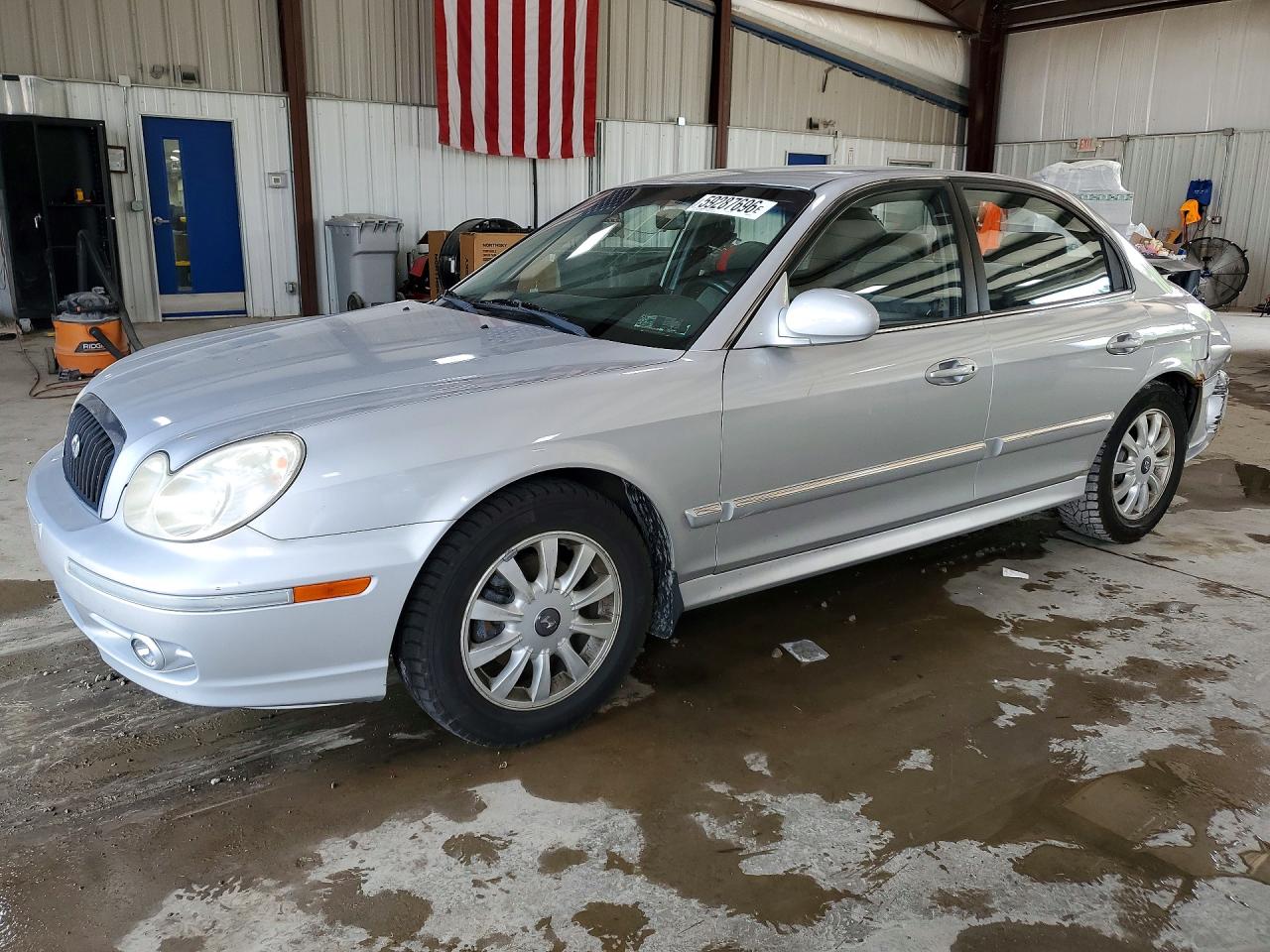 2004 Hyundai Sonata Gls/lx Silver vin: KMHWF35H74A952711