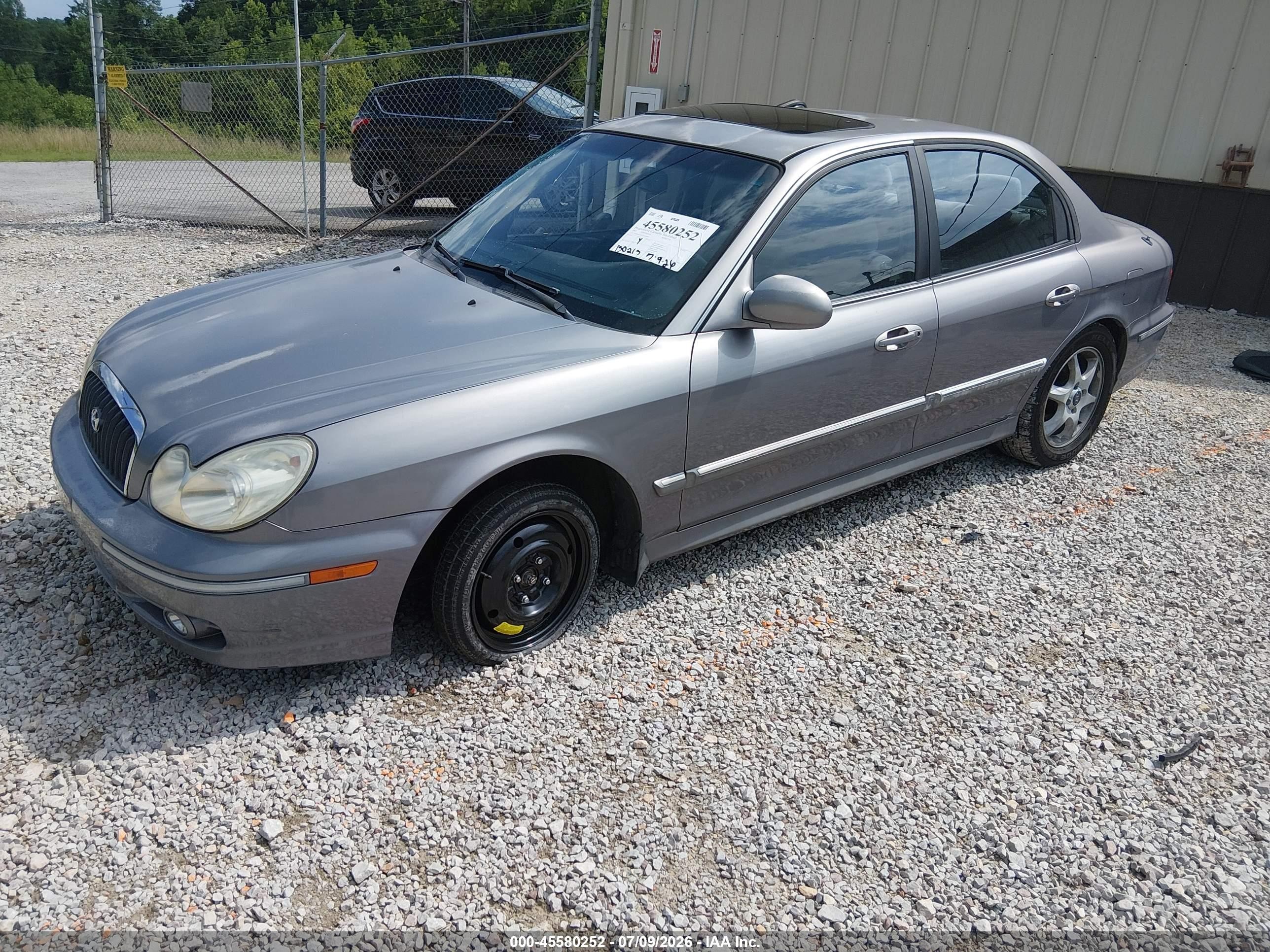 2005 Hyundai Sonata Gls/lx Gray vin: KMHWF35H75A140861