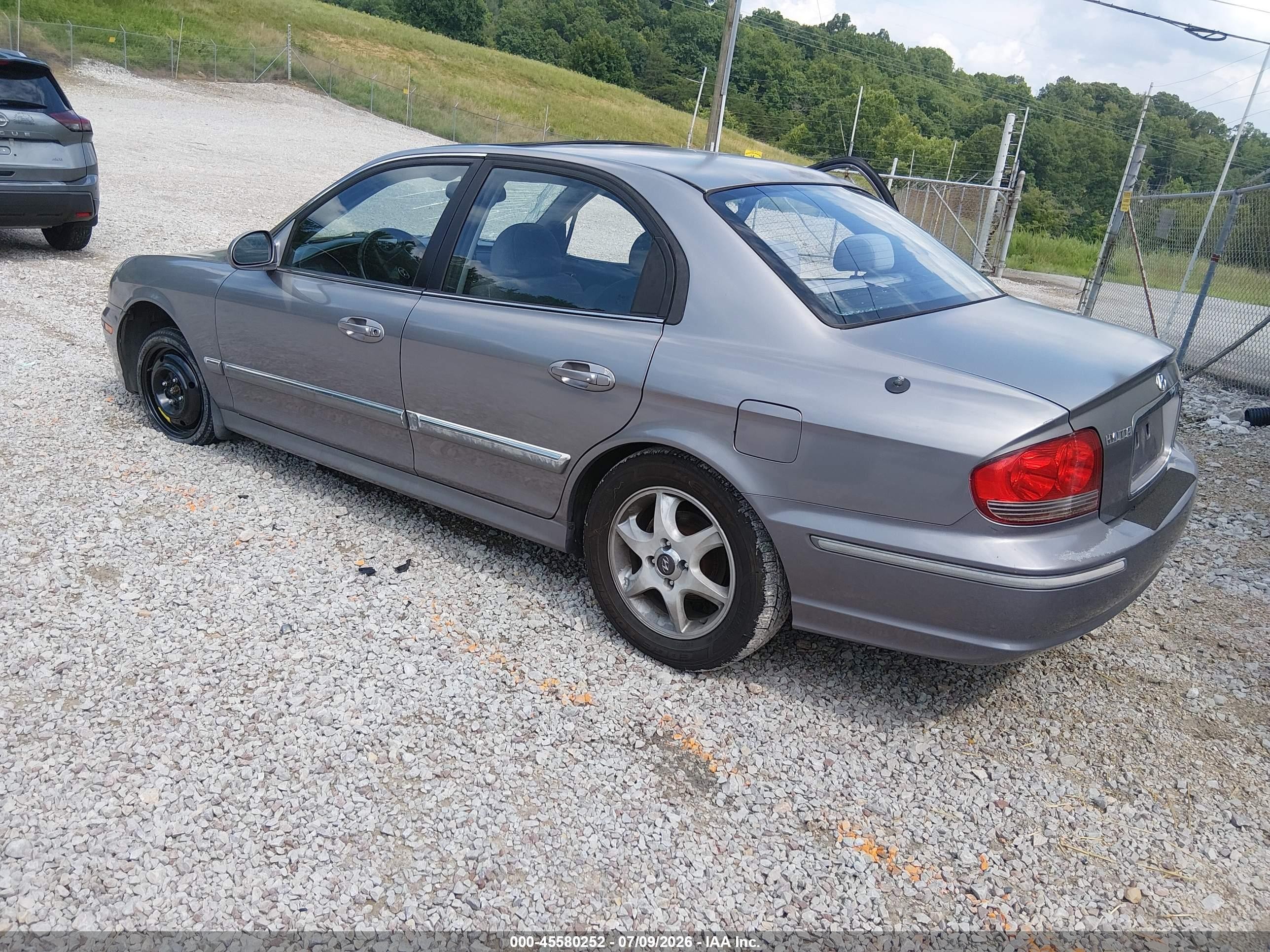 2005 Hyundai Sonata Gls/lx Gray vin: KMHWF35H75A140861