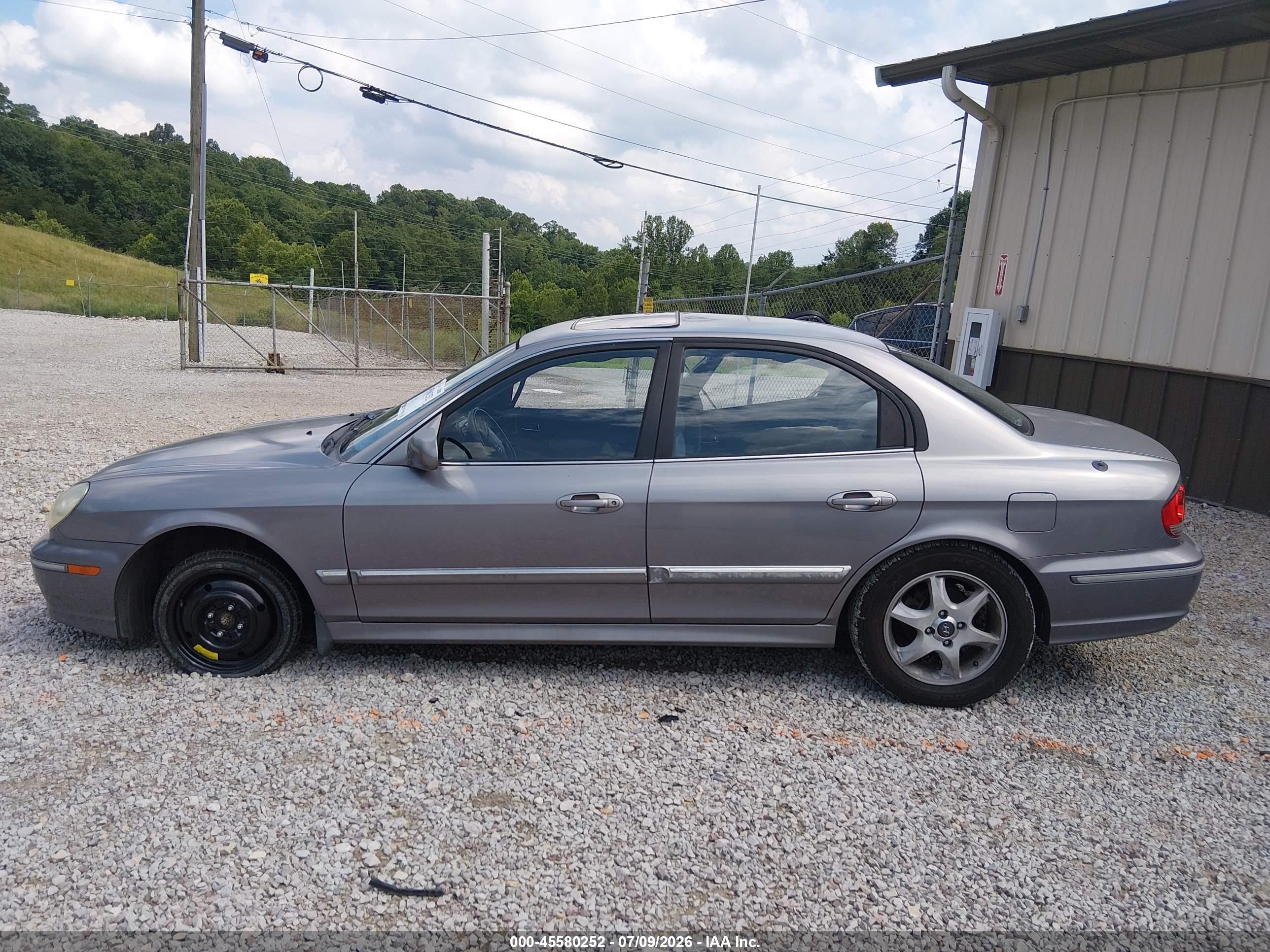 2005 Hyundai Sonata Gls/lx Gray vin: KMHWF35H75A140861