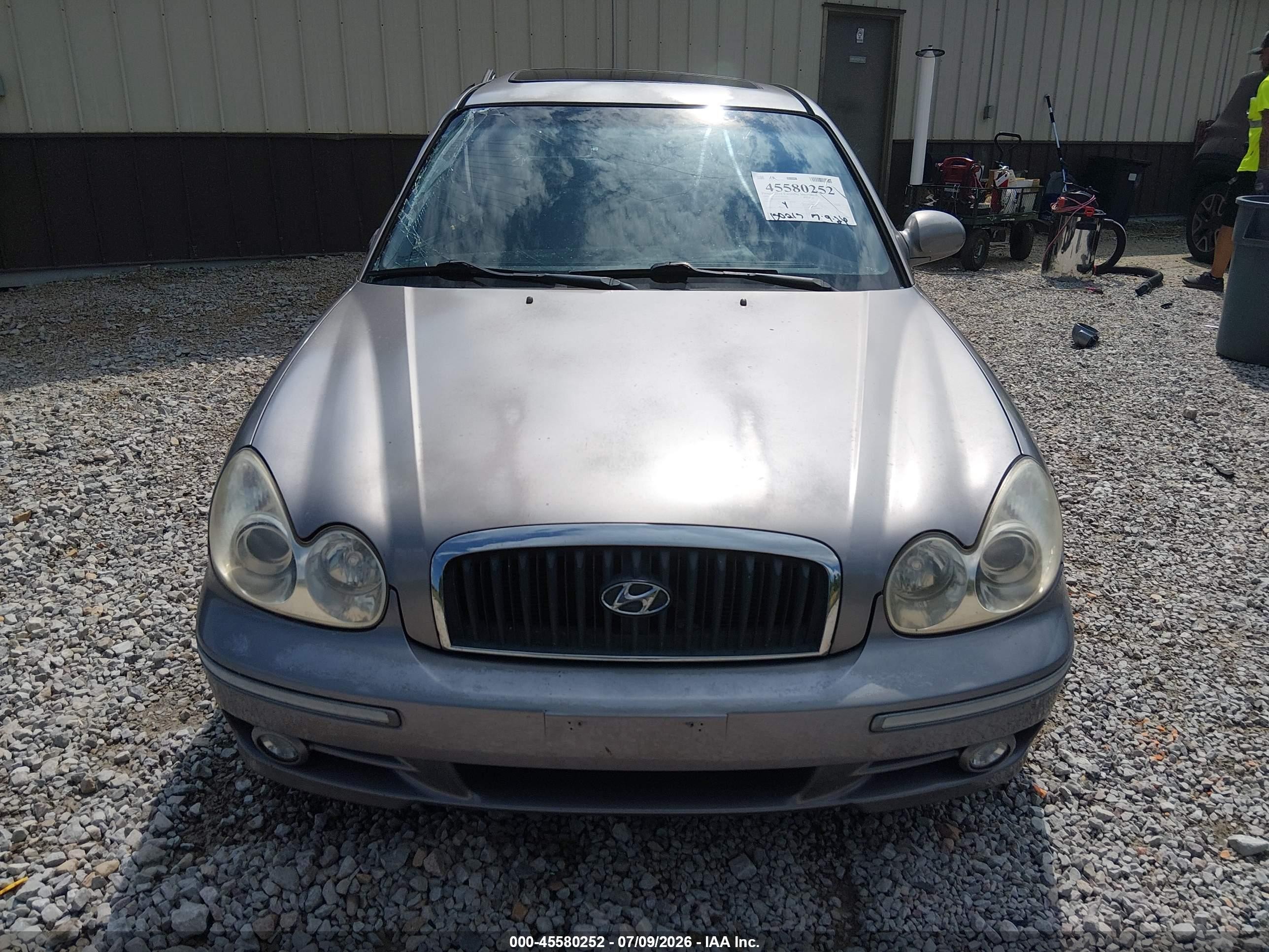 2005 Hyundai Sonata Gls/lx Gray vin: KMHWF35H75A140861