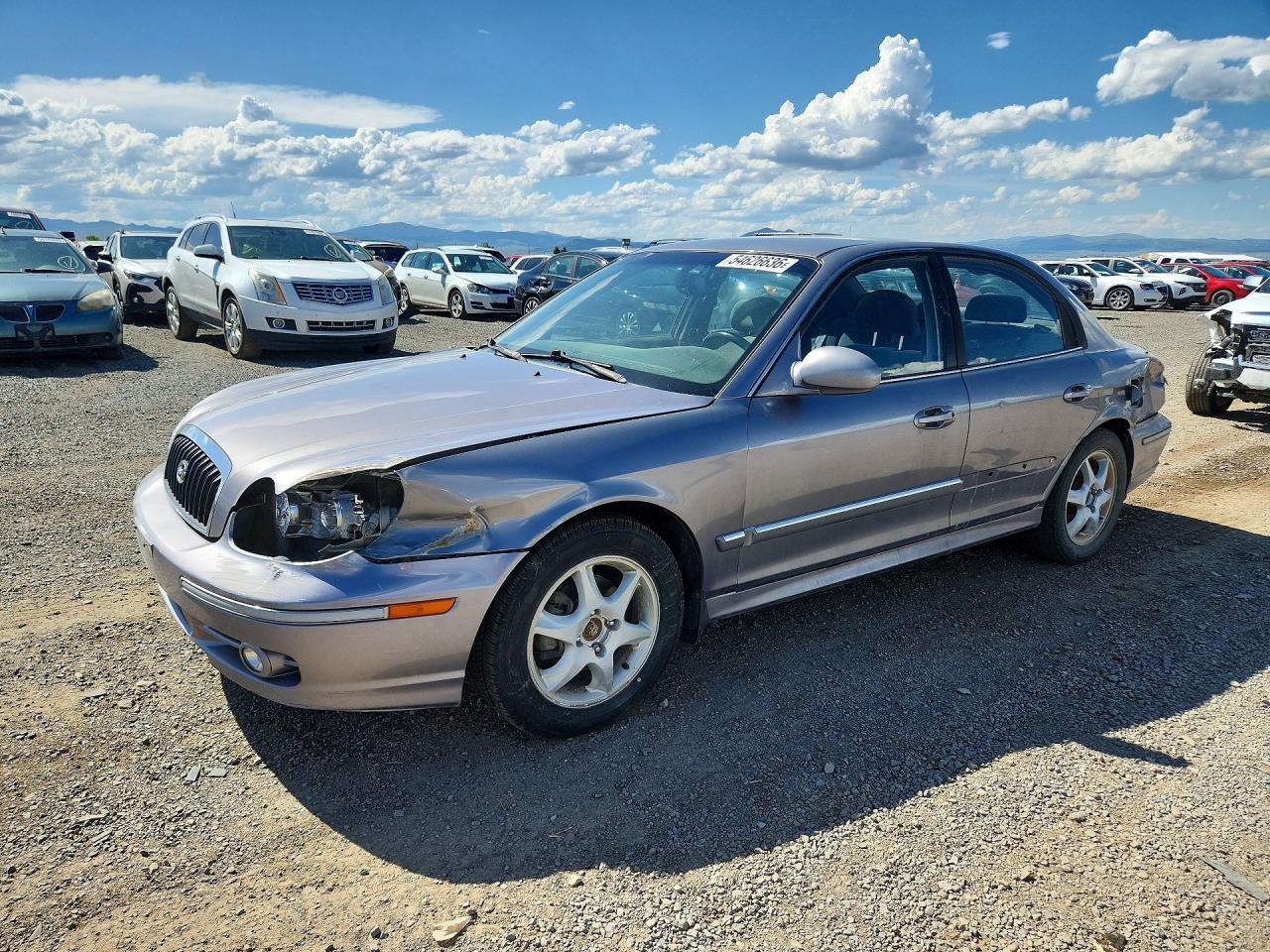 2005 Hyundai Sonata Gls Gray vin: KMHWF35H75A147695