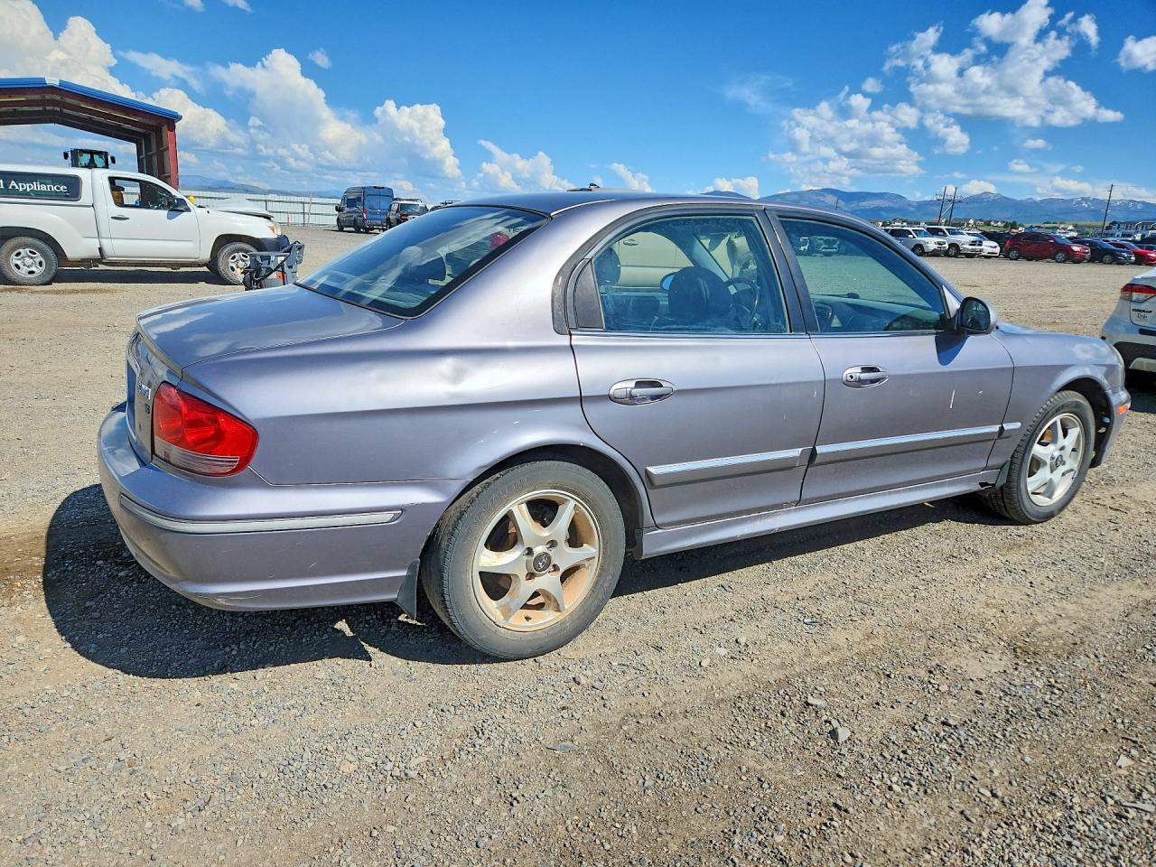 2005 Hyundai Sonata Gls Gray vin: KMHWF35H75A147695