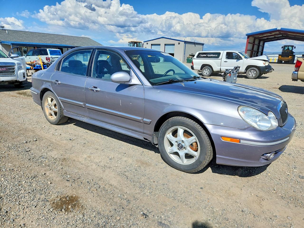 2005 Hyundai Sonata Gls Gray vin: KMHWF35H75A147695