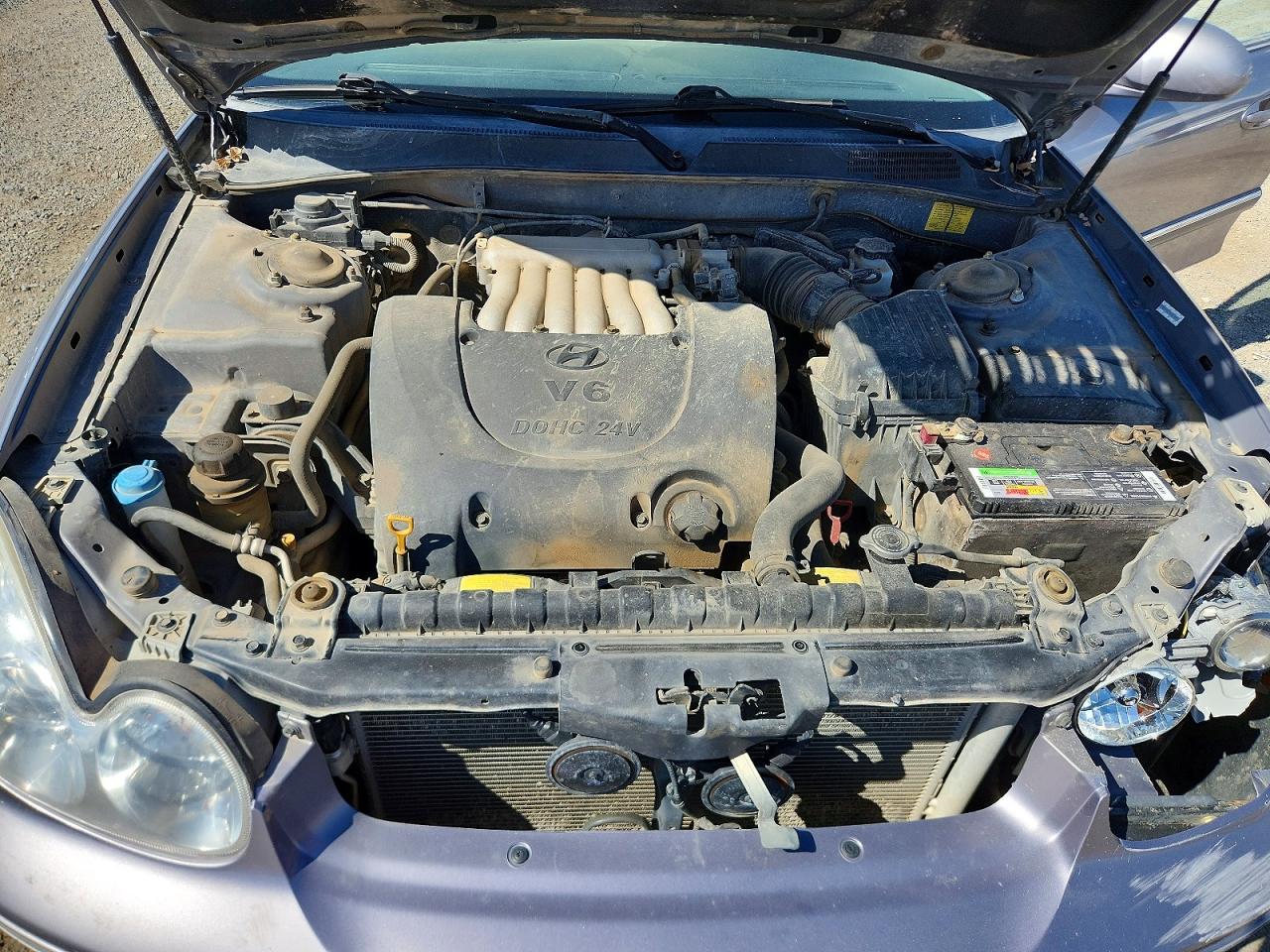 2005 Hyundai Sonata Gls Gray vin: KMHWF35H75A147695