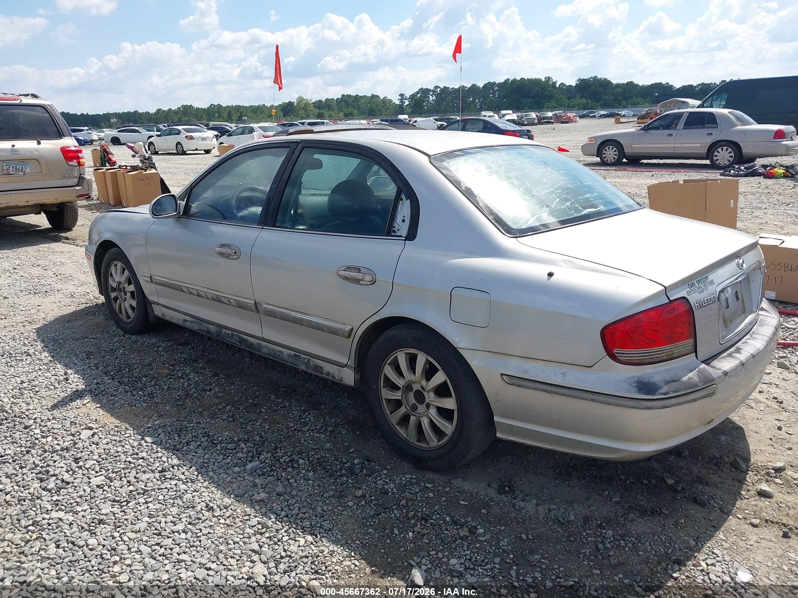 2005 Hyundai Sonata Gls/lx Серебряный vin: KMHWF35H75A206874