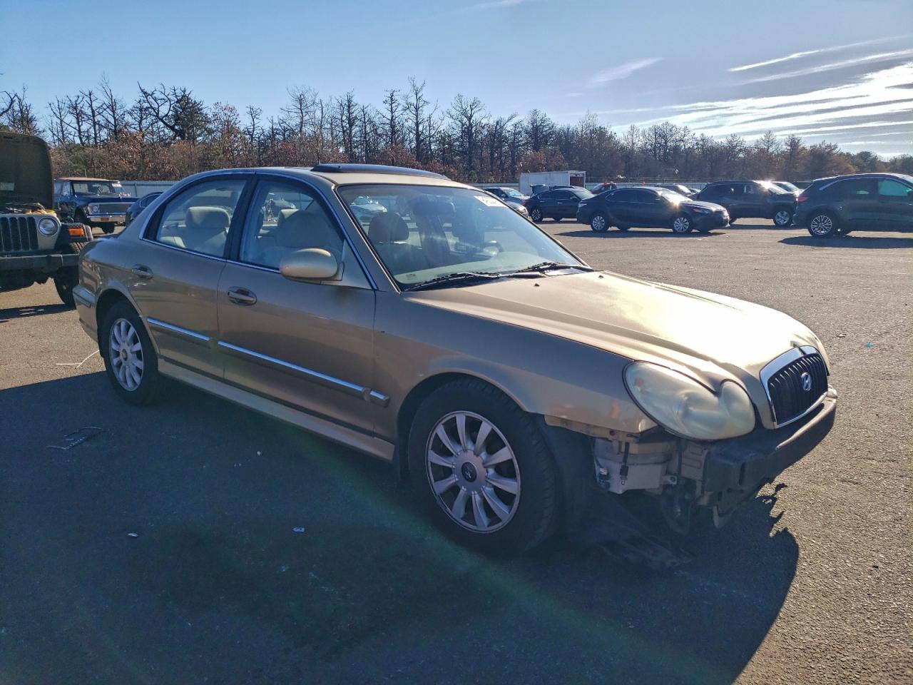 2002 Hyundai Sonata Gls Gold vin: KMHWF35H82A564254