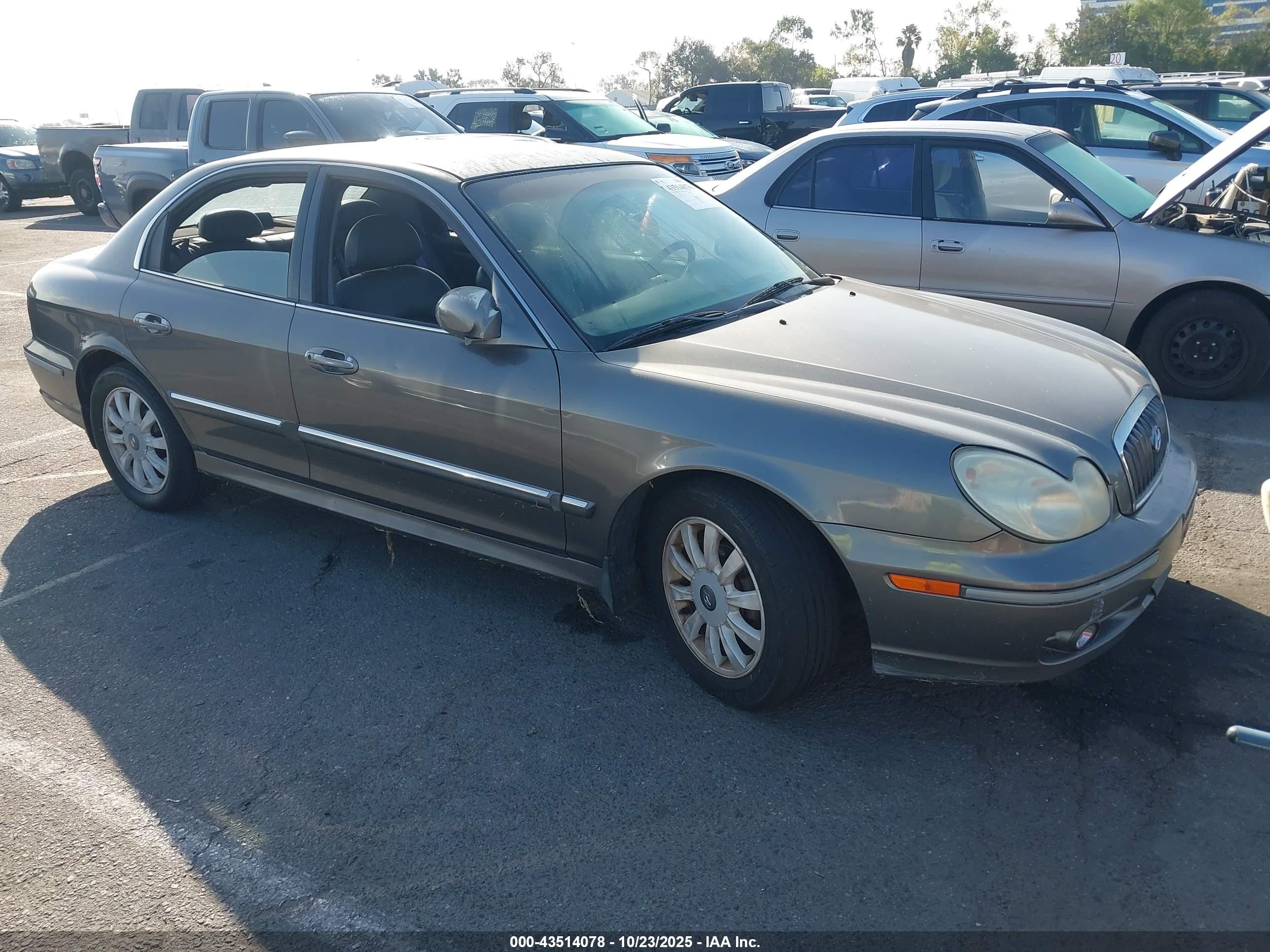 2002 Hyundai Sonata Gls/lx Gray vin: KMHWF35H82A716209