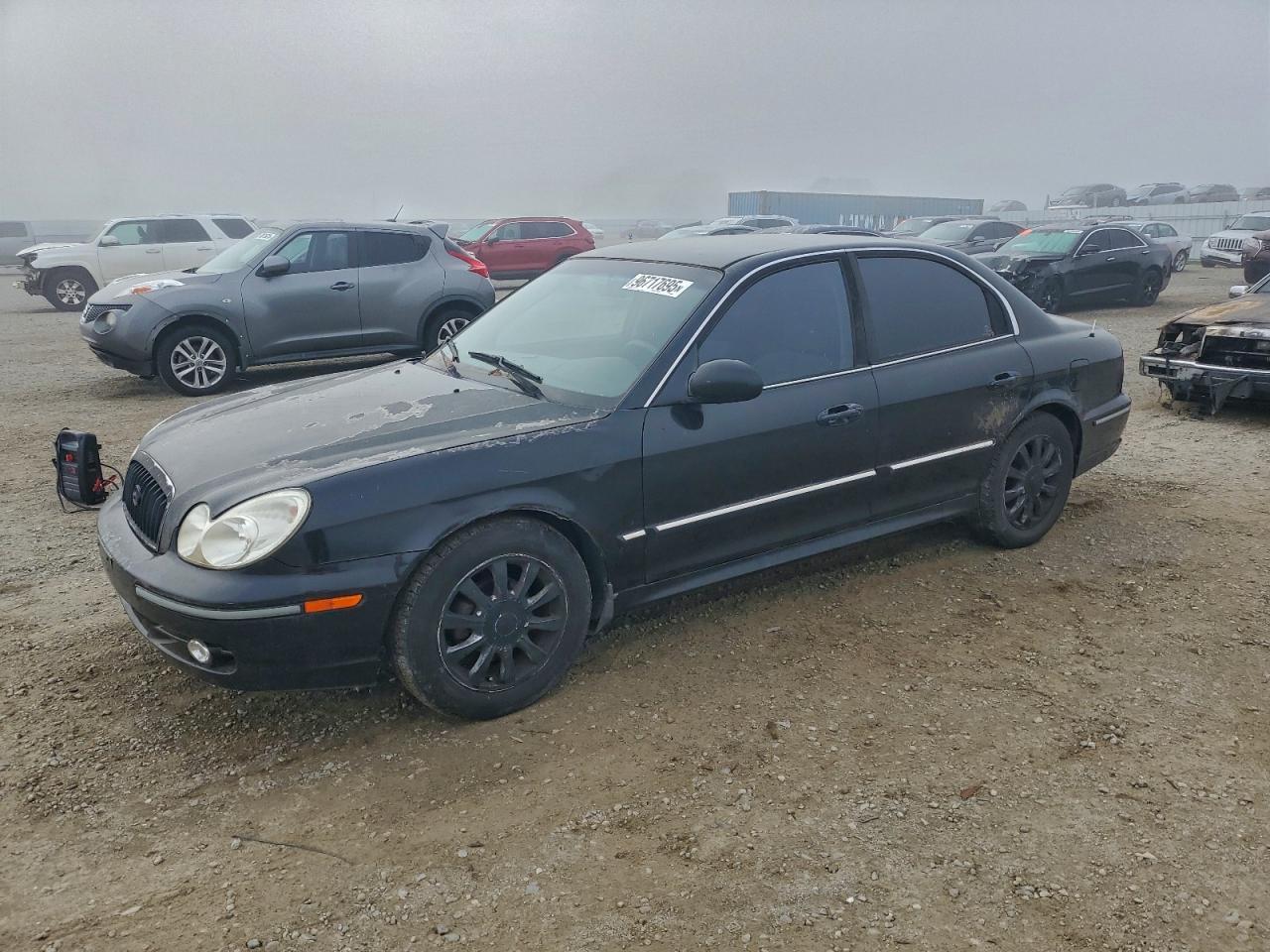 2003 Hyundai Sonata Gls Black vin: KMHWF35H83A815534