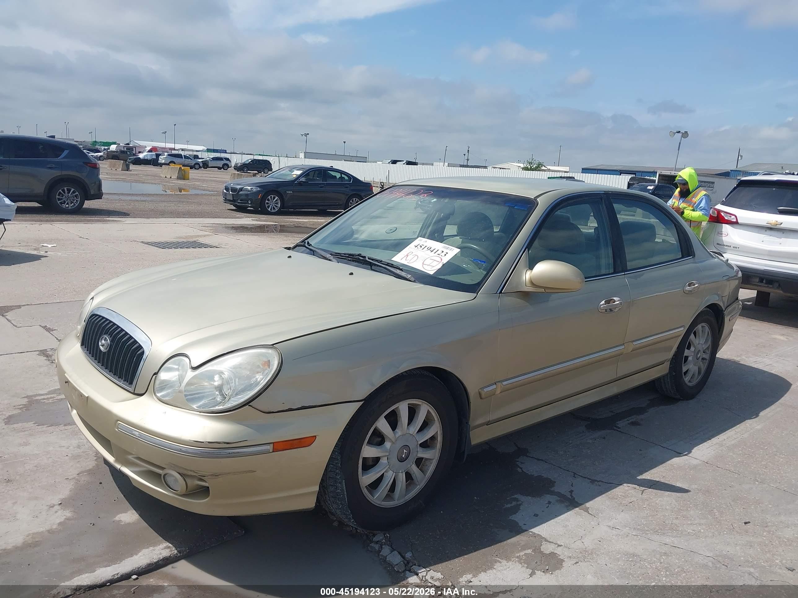 2003 Hyundai Sonata Gls/lx Beige vin: KMHWF35H83A901605