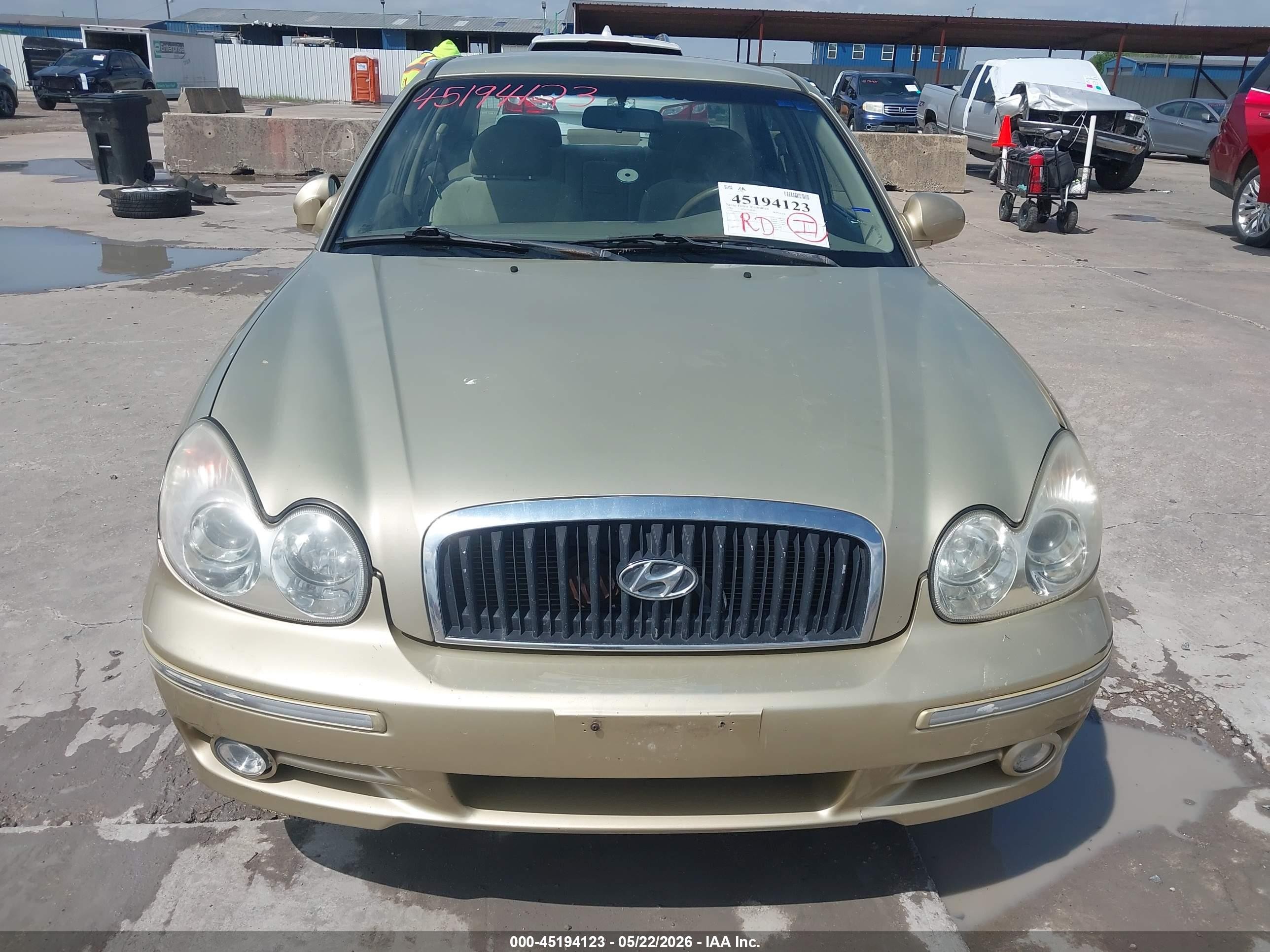 2003 Hyundai Sonata Gls/lx Beige vin: KMHWF35H83A901605