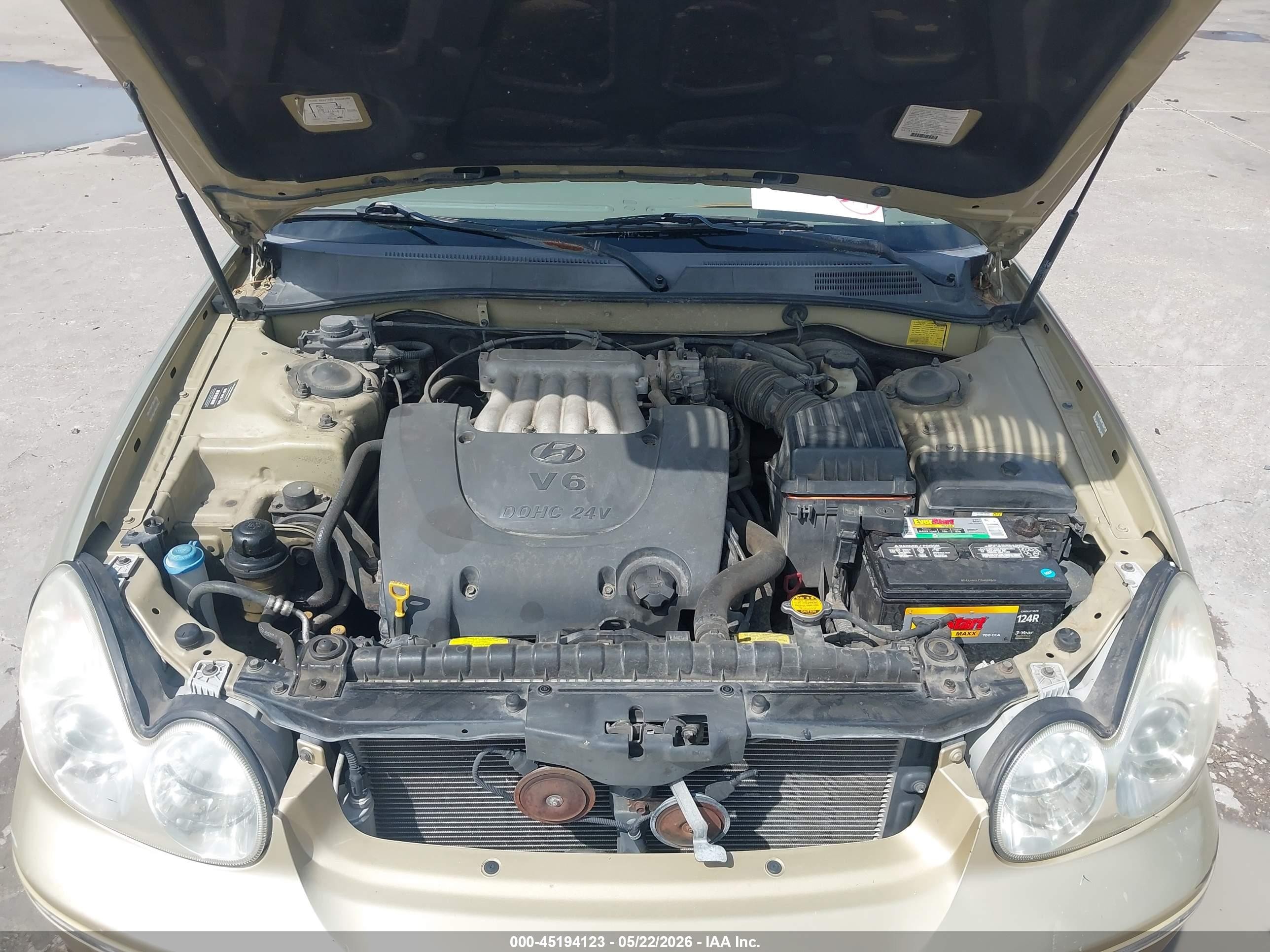 2003 Hyundai Sonata Gls/lx Beige vin: KMHWF35H83A901605