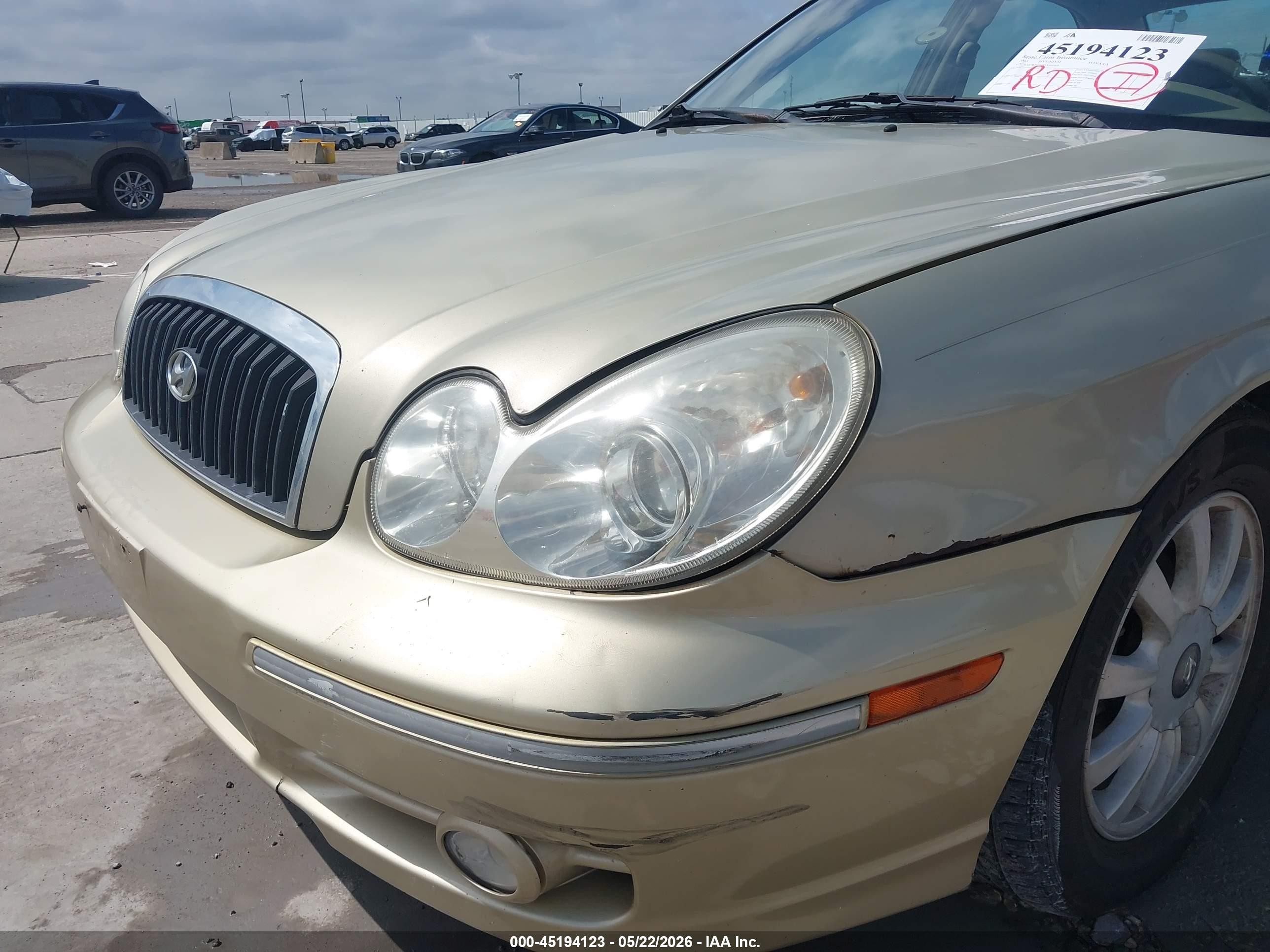2003 Hyundai Sonata Gls/lx Beige vin: KMHWF35H83A901605