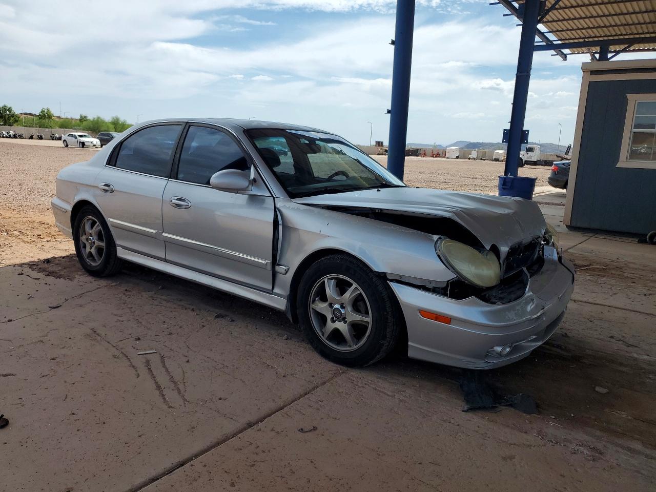2005 Hyundai Sonata Gls Silver vin: KMHWF35H85A155577
