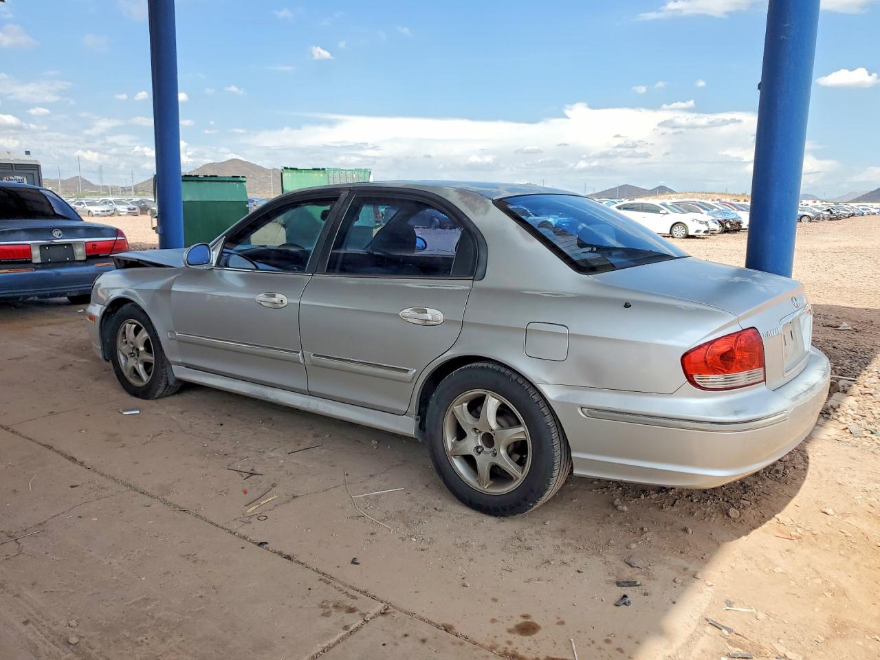 2005 Hyundai Sonata Gls Silver vin: KMHWF35H85A155577