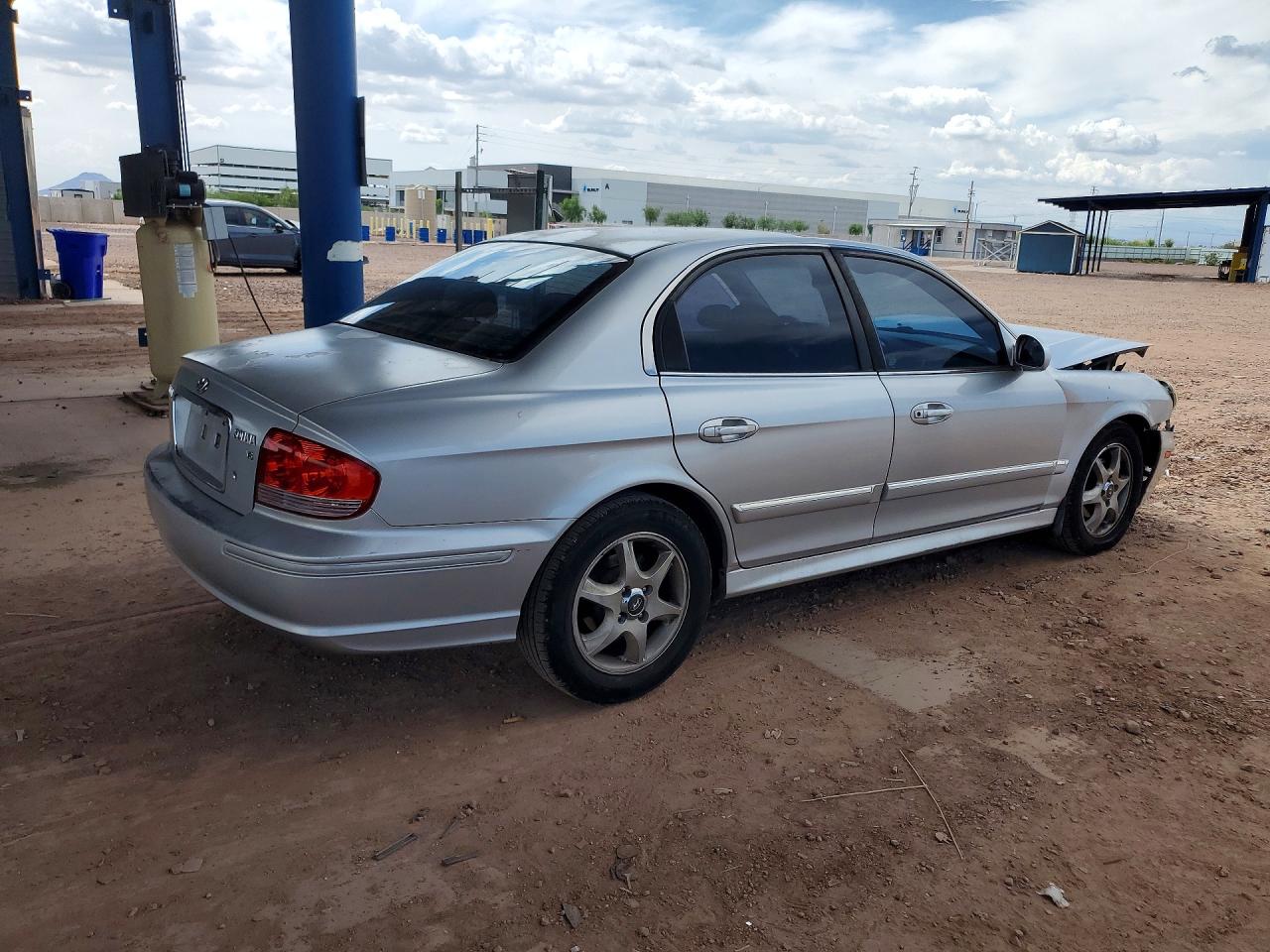 2005 Hyundai Sonata Gls Silver vin: KMHWF35H85A155577