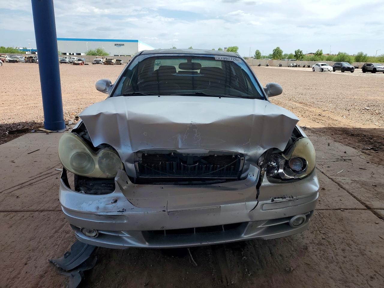 2005 Hyundai Sonata Gls Silver vin: KMHWF35H85A155577
