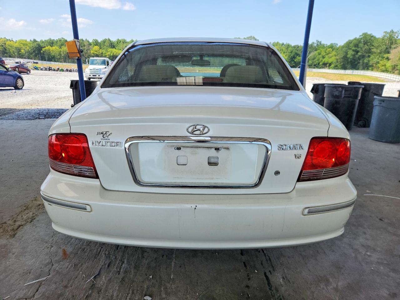 2005 Hyundai Sonata Gls White vin: KMHWF35H85A170175