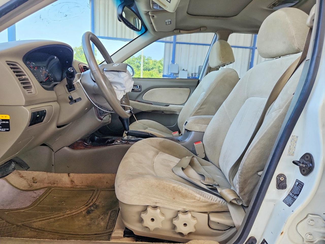 2005 Hyundai Sonata Gls White vin: KMHWF35H85A170175
