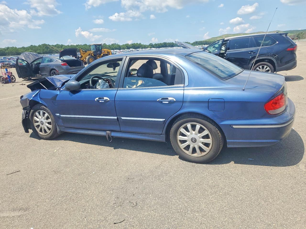 2005 Hyundai Sonata Gls Blue vin: KMHWF35H85A179118