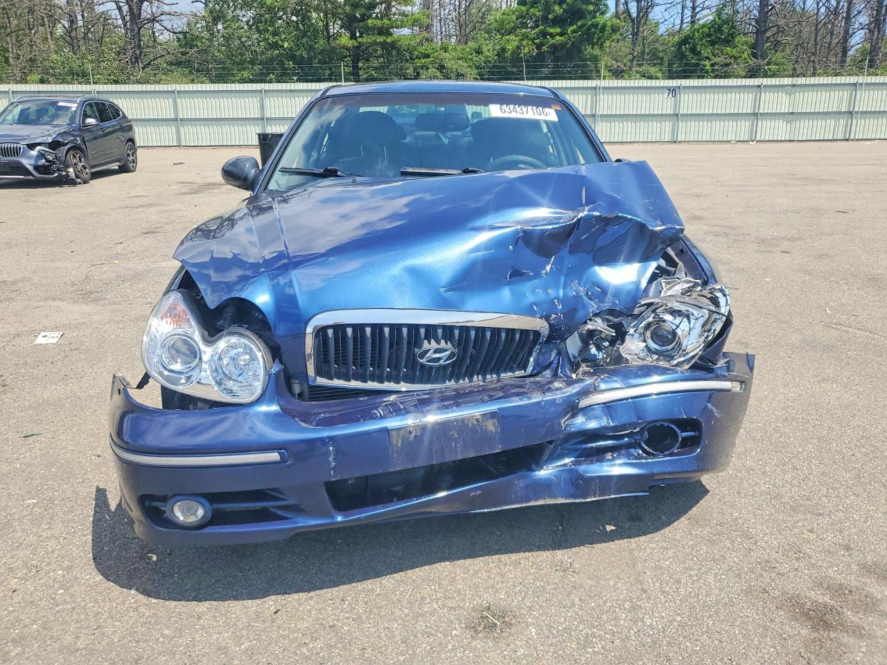 2005 Hyundai Sonata Gls Blue vin: KMHWF35H85A179118