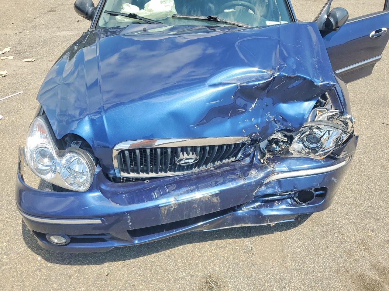 2005 Hyundai Sonata Gls Blue vin: KMHWF35H85A179118