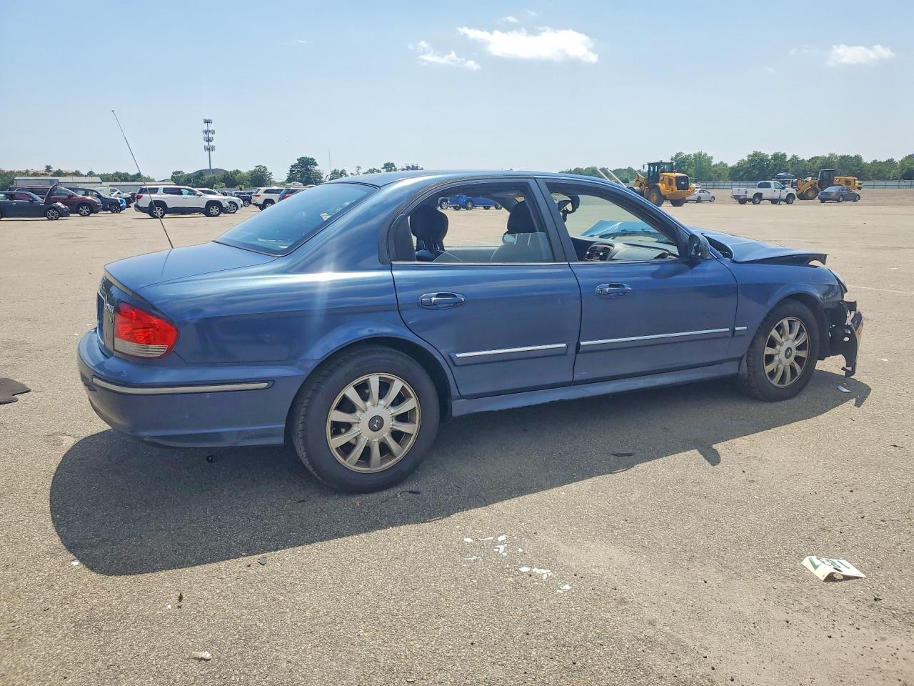 2005 Hyundai Sonata Gls Blue vin: KMHWF35H85A179118