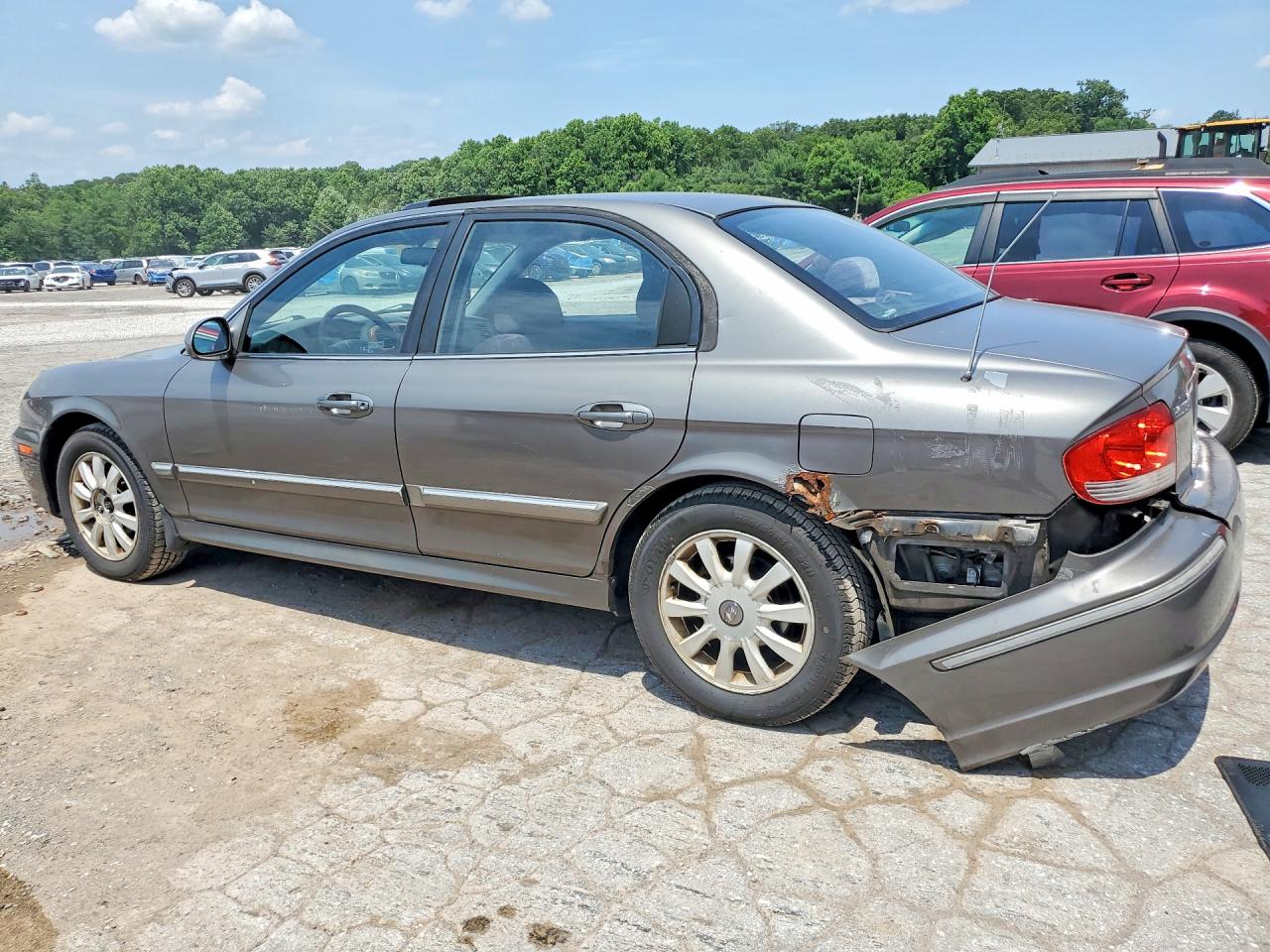 2002 Hyundai Sonata Gls Gray vin: KMHWF35H92A637549