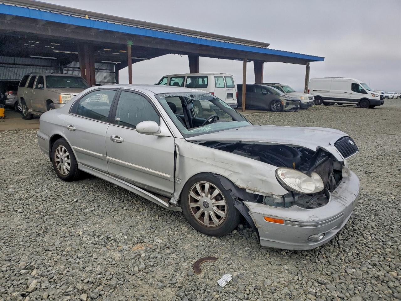 2002 Hyundai Sonata Gls Silver vin: KMHWF35H92A642945