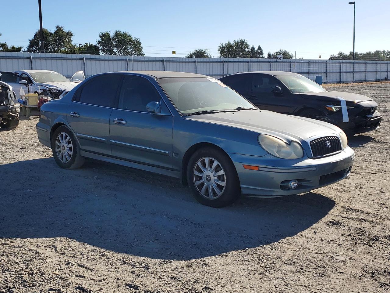 2004 Hyundai Sonata Gls Blue vin: KMHWF35H94A036063