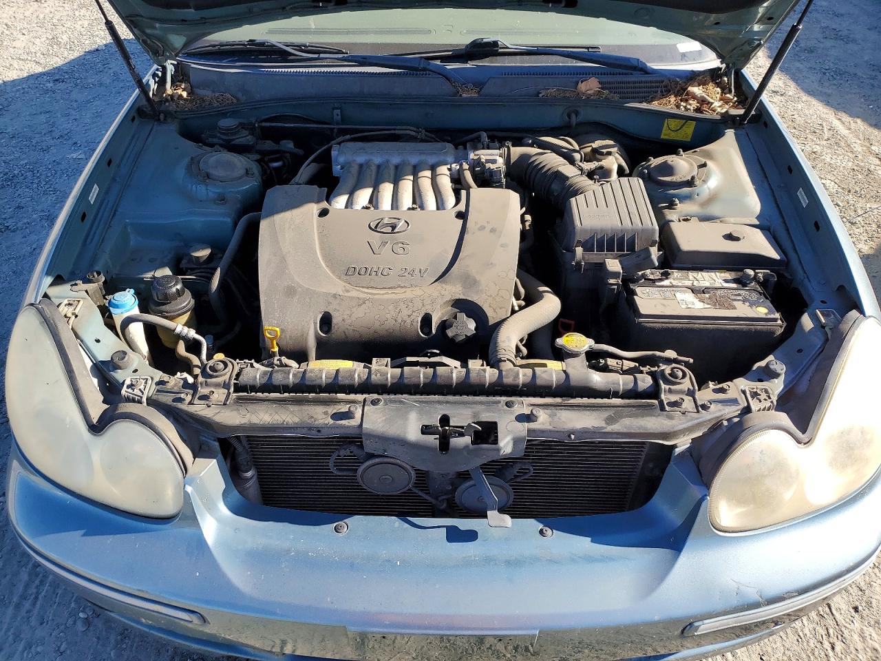 2004 Hyundai Sonata Gls Blue vin: KMHWF35H94A036063